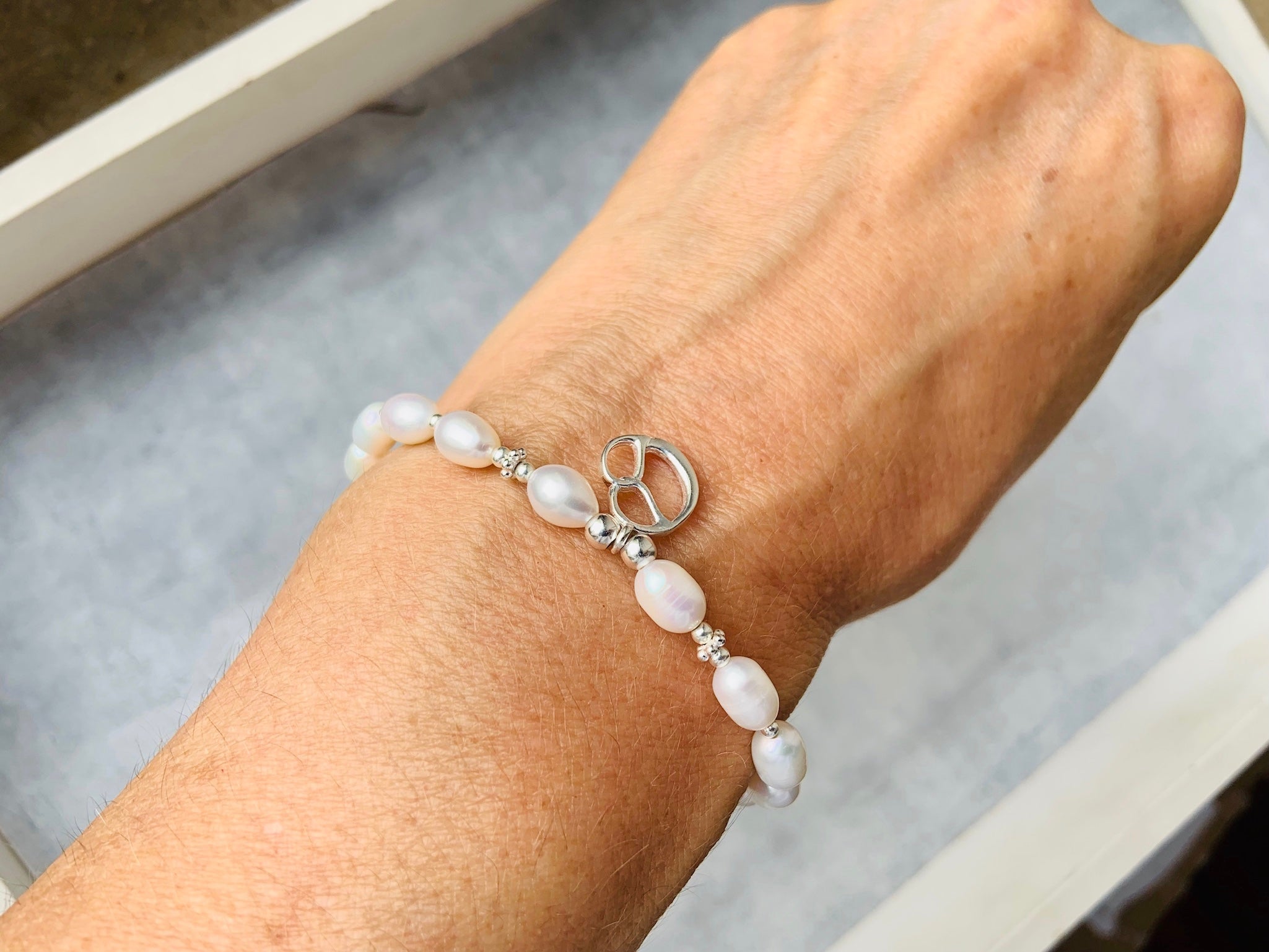 Perlenarmband „Wies‘n“ - Muschelperlen