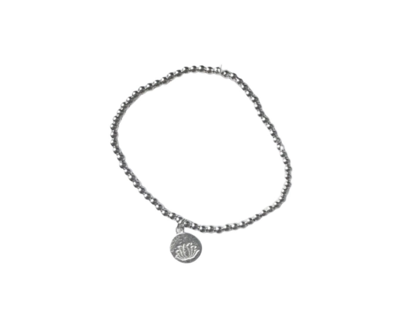 Silberarmband „Lotusblüte“ -925 Sterlingsilber