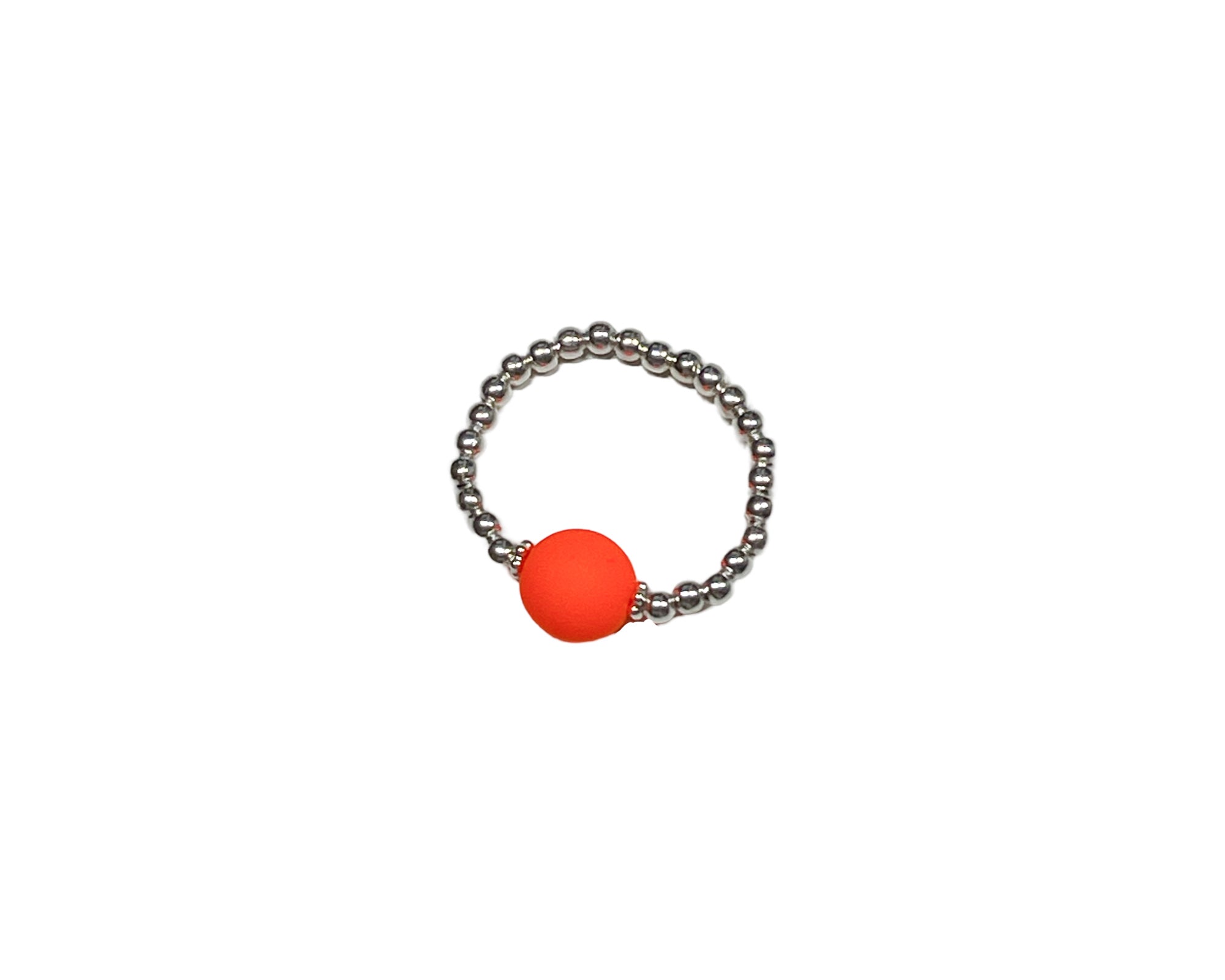 Ring Sterlingsilber "Neon Orange"