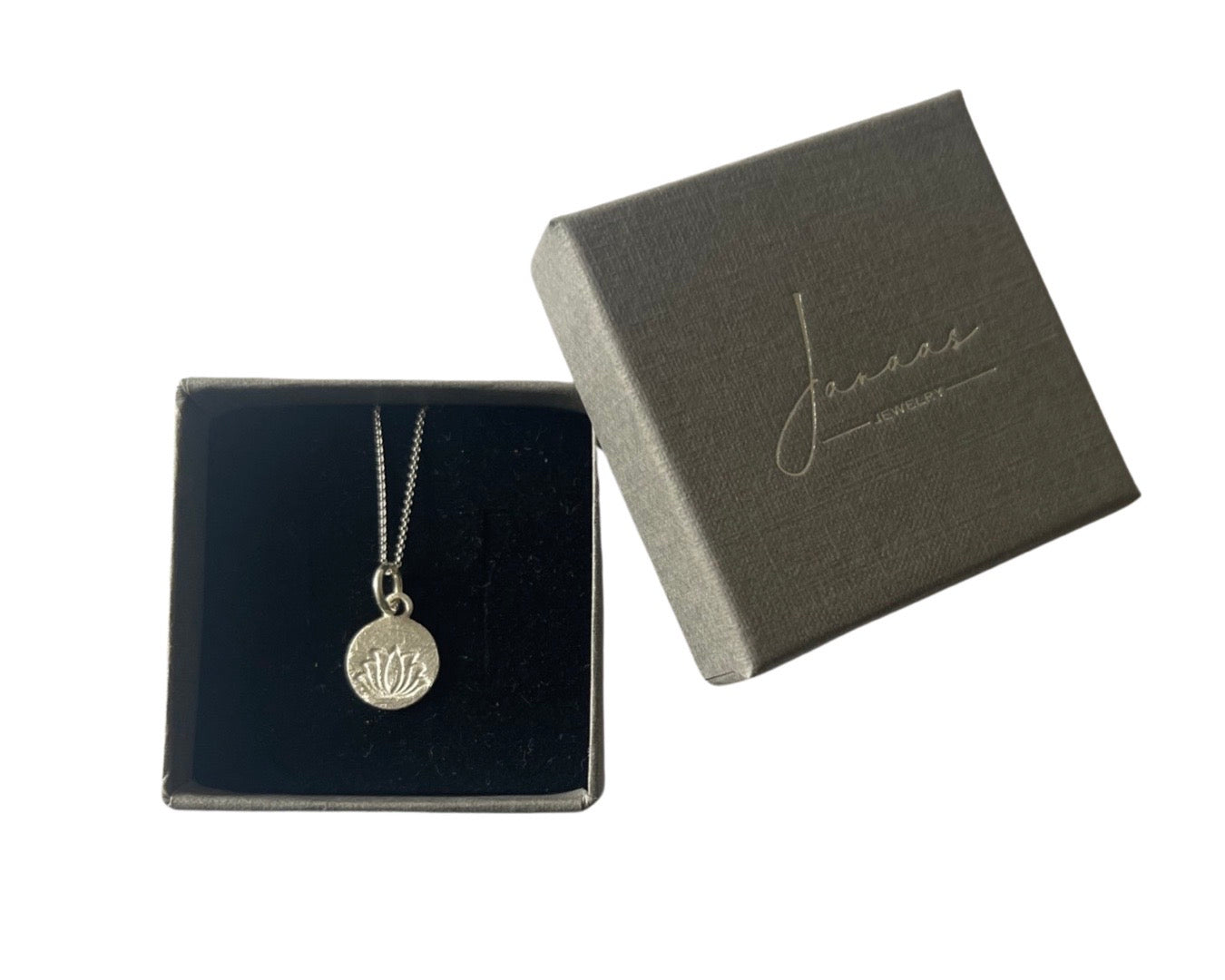 Kette "Lotusblüte" - 925 Sterlingsilber