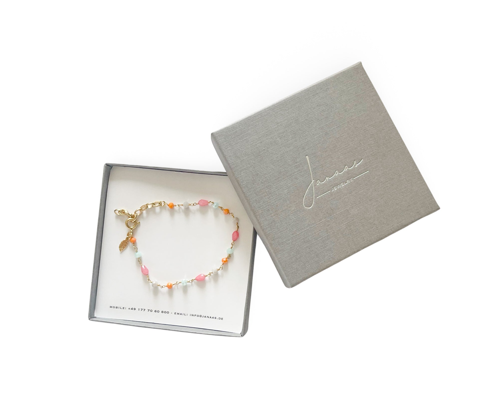 Armband "Mini Dots" Spring - 925 Silber vergoldet