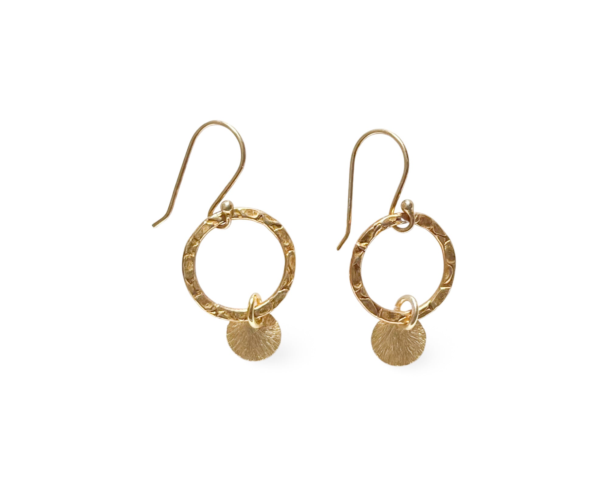 Ohrringe „Golden Double“ - 925 Sterlingsilber