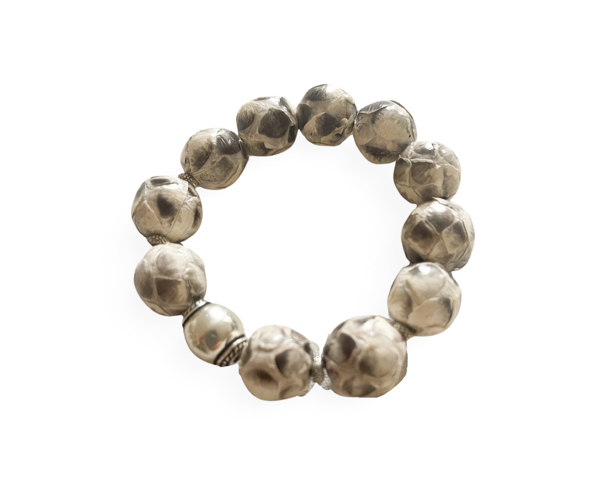 Armband PREMIUM - „Greige Leder“