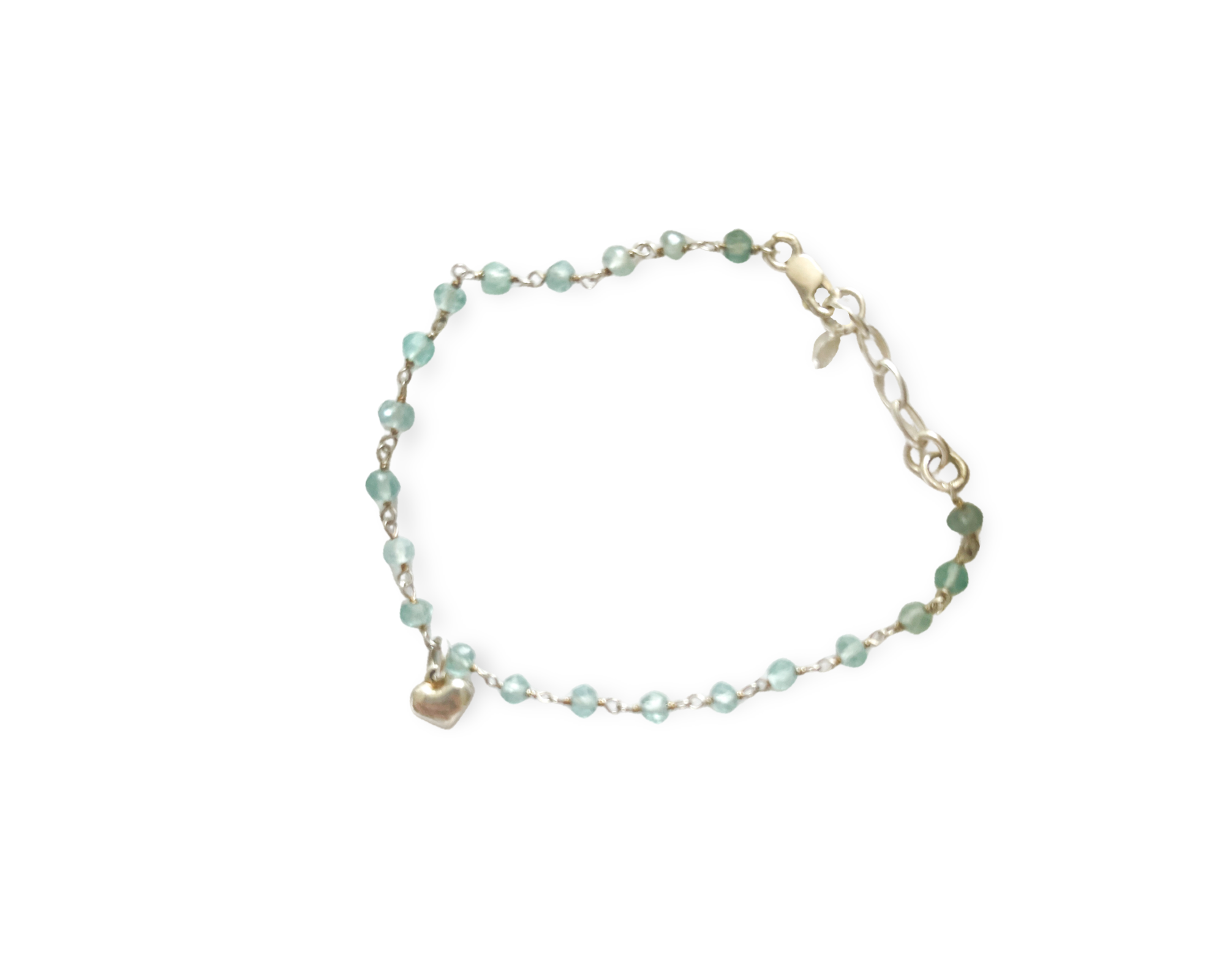 Armband "Mini Dots" Light Blue - 925 Silber