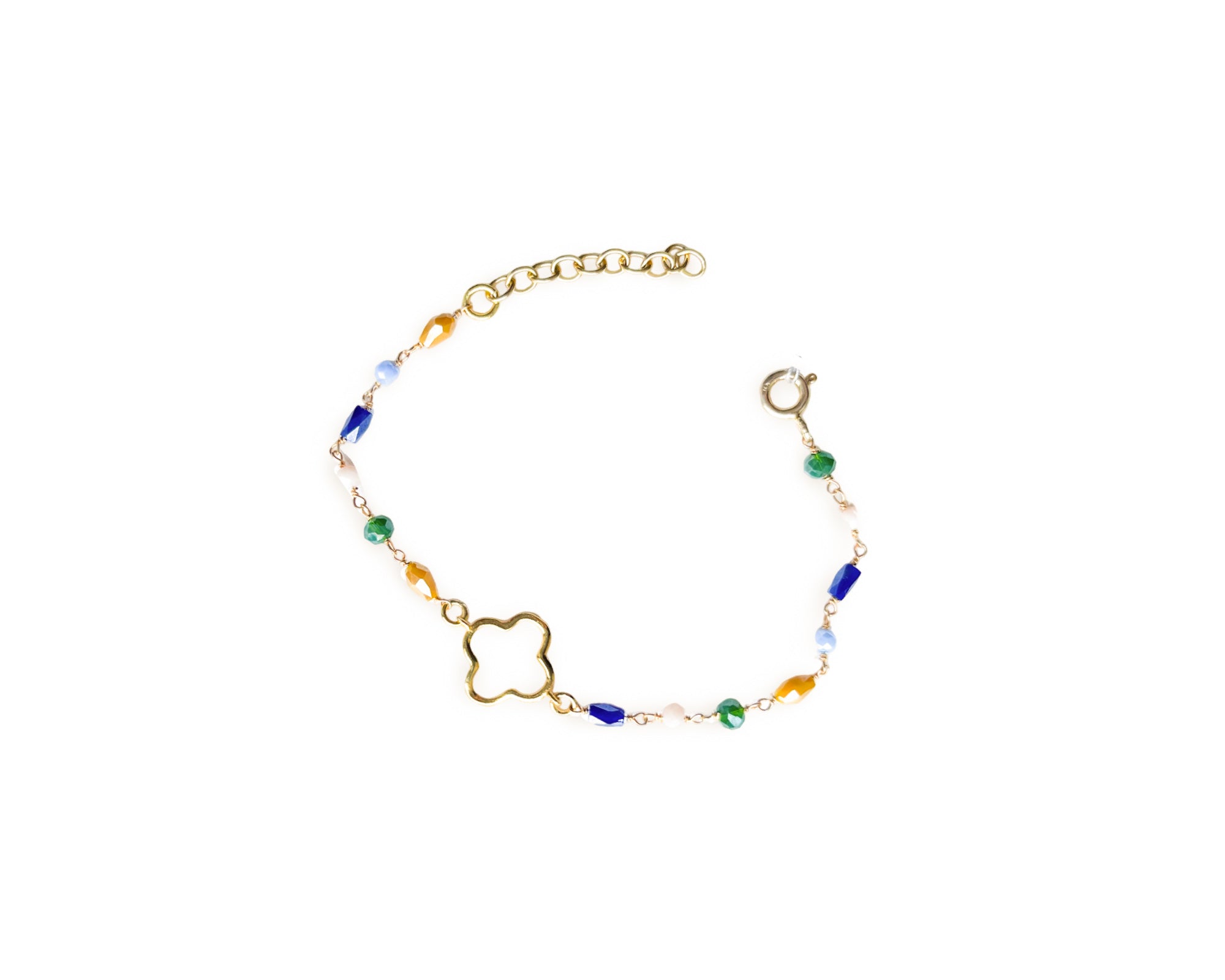 Armband "Mini Dots - Water“ - 925 Silber vergoldet