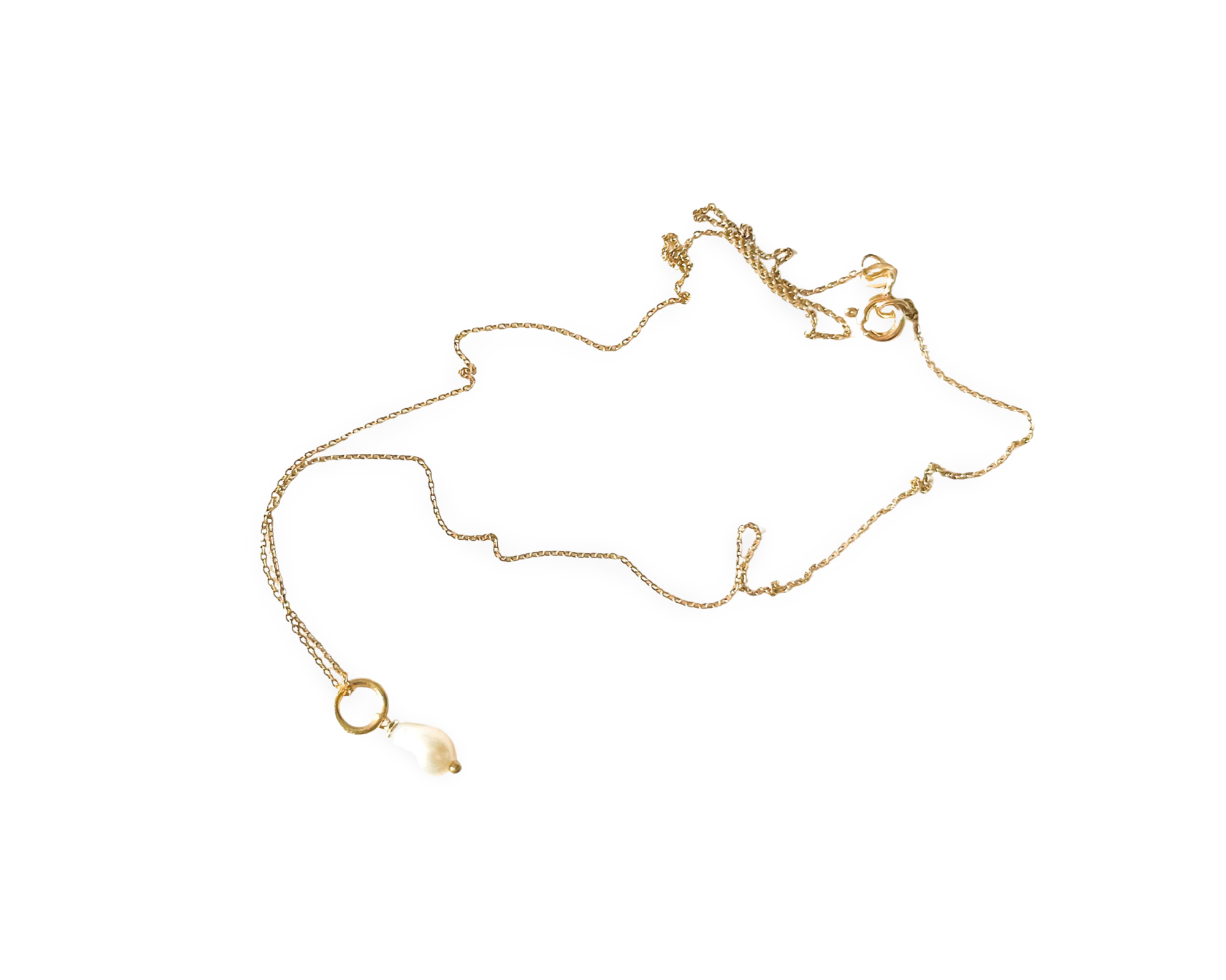 Kette „Sweet Pearl" Gold - 925 Sterlingsilber