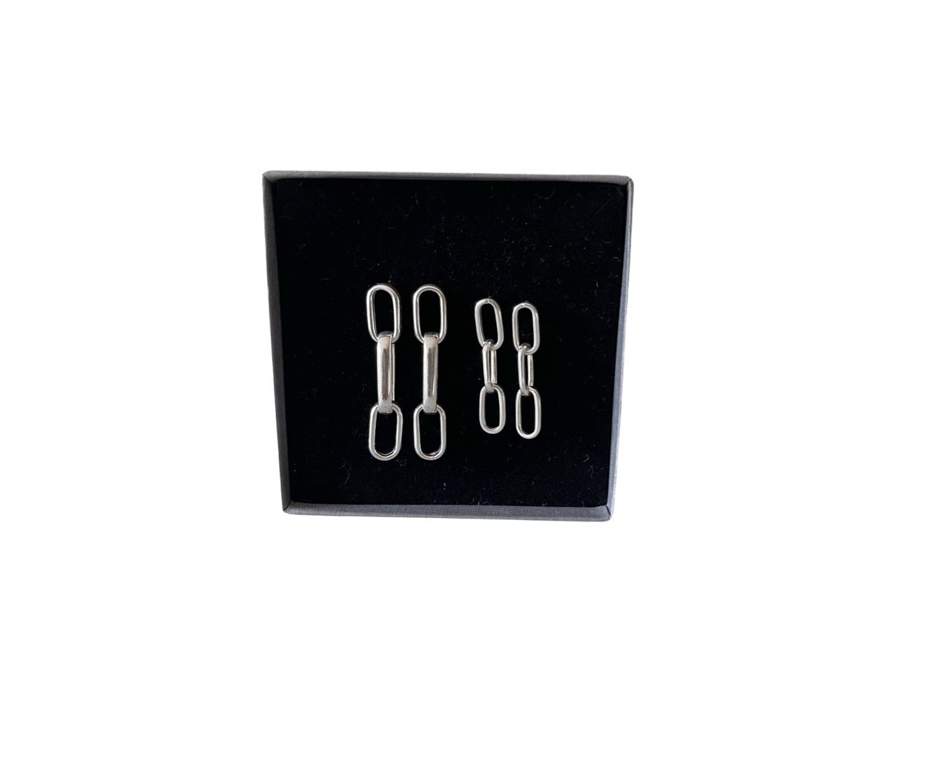 Ohrringe „Paperclip“ - 925 Sterlingsilber