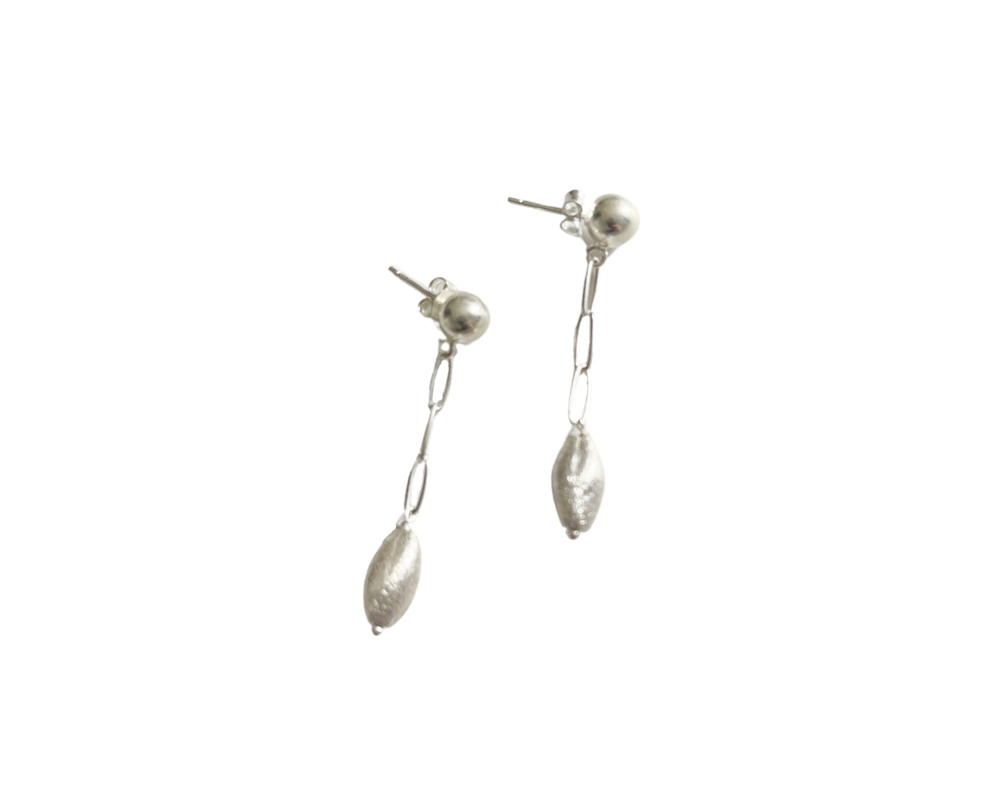 Ohrringe "Long Drops“ Sterlingsilber