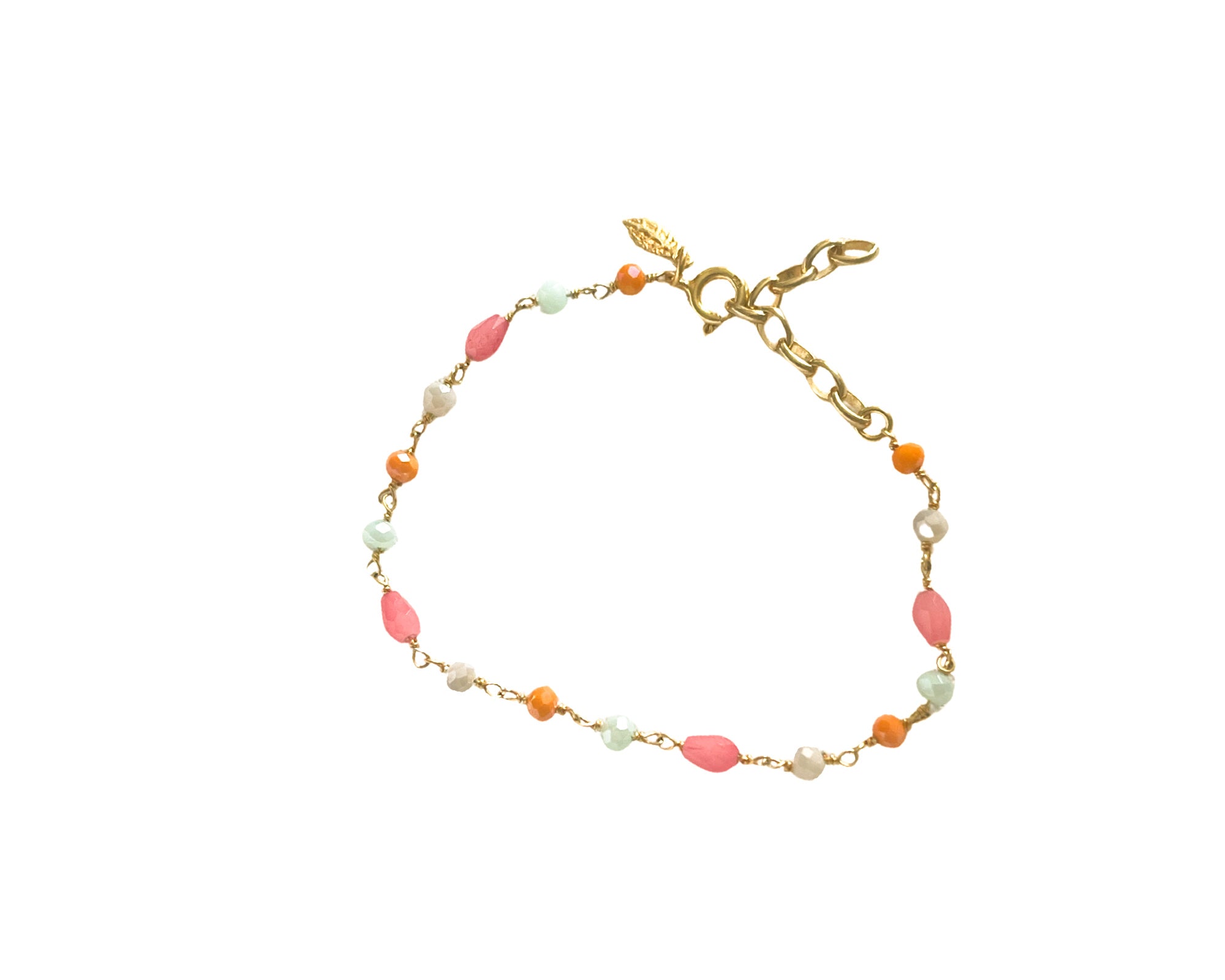 Armband "Mini Dots" Spring - 925 Silber vergoldet