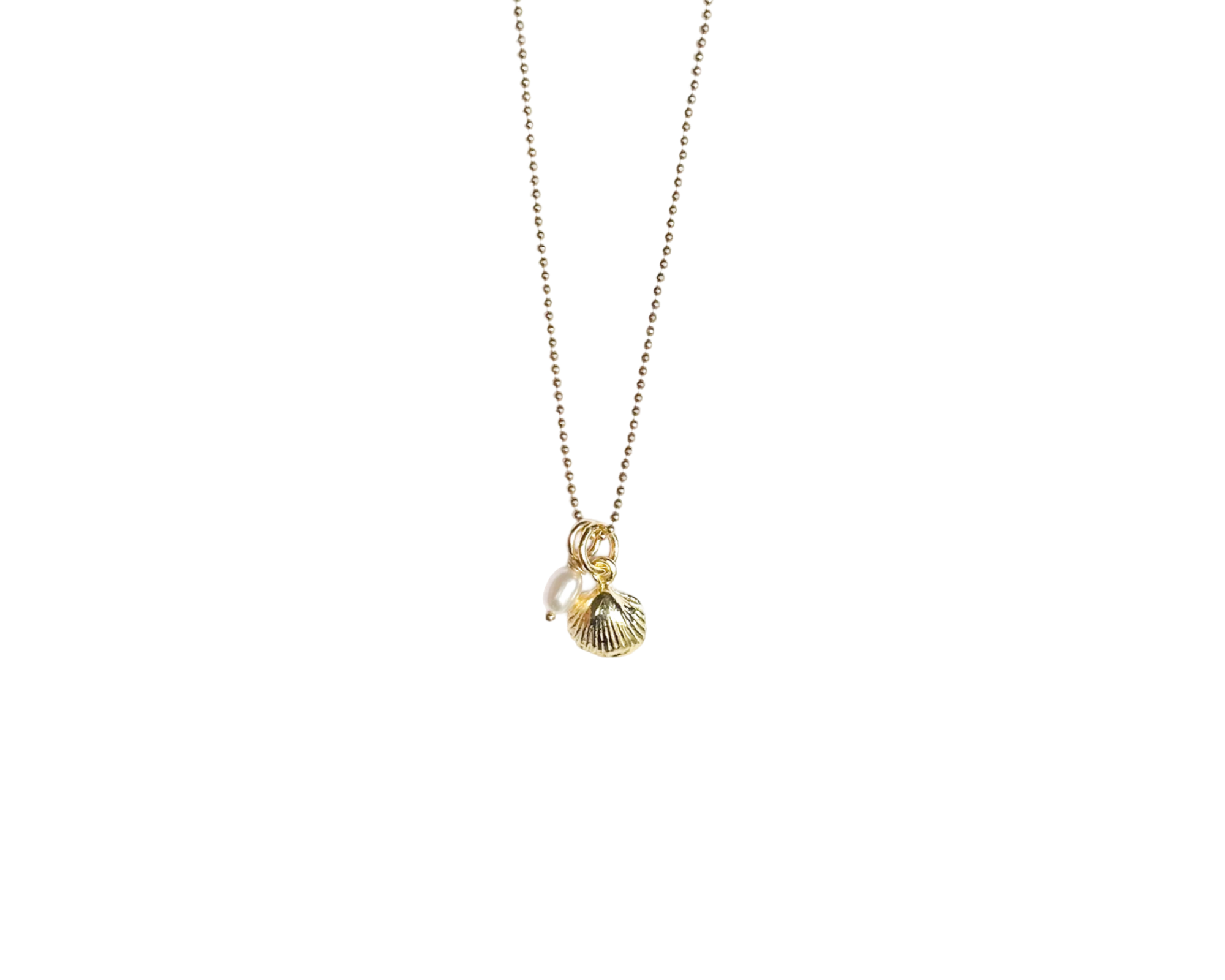 Kette „Beach Duo" Gold - 925 Sterlingsilber