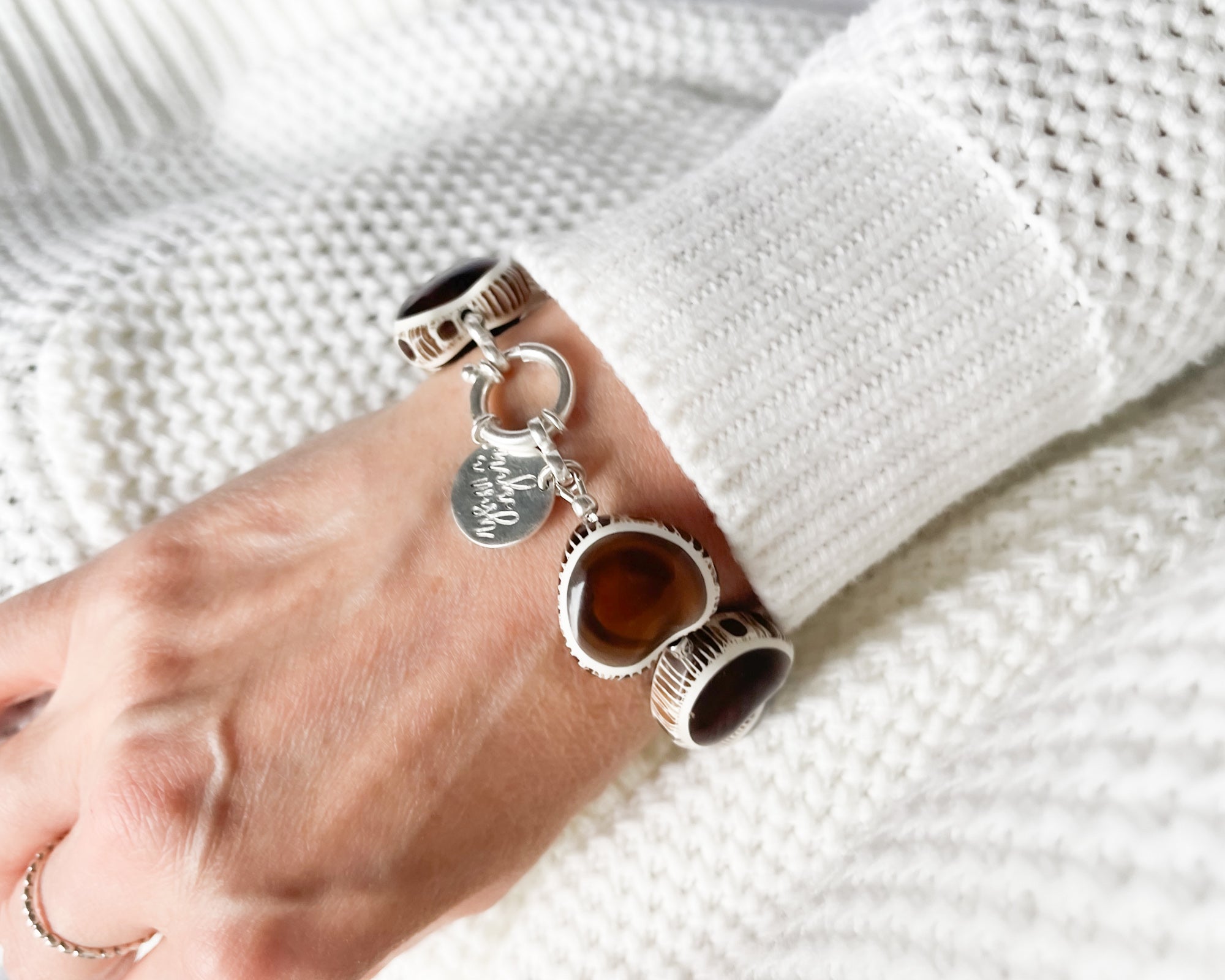 Armband PREMIUM - Brown Heart