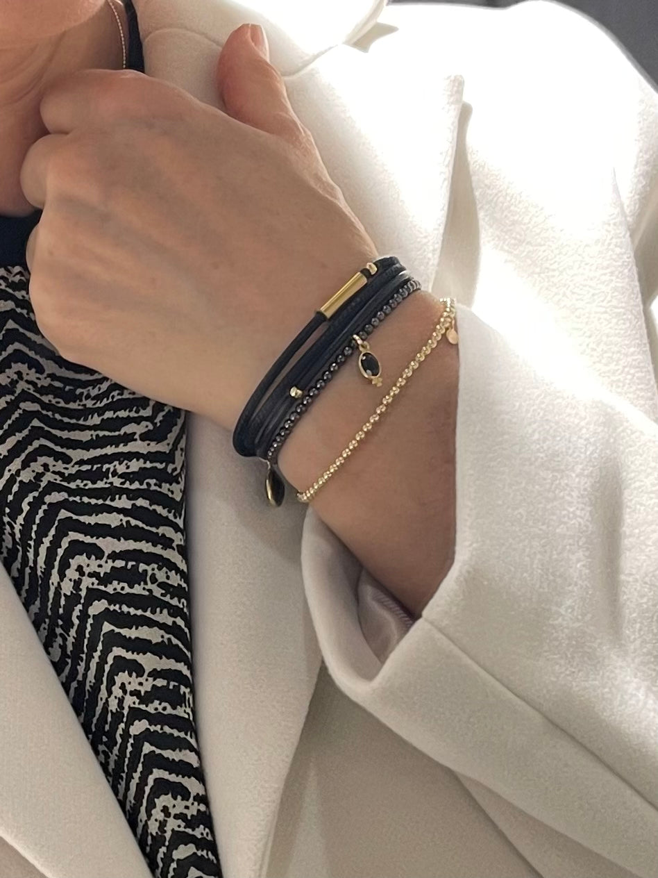 Silberarmband „Night“ - 925 Sterlingsilber
