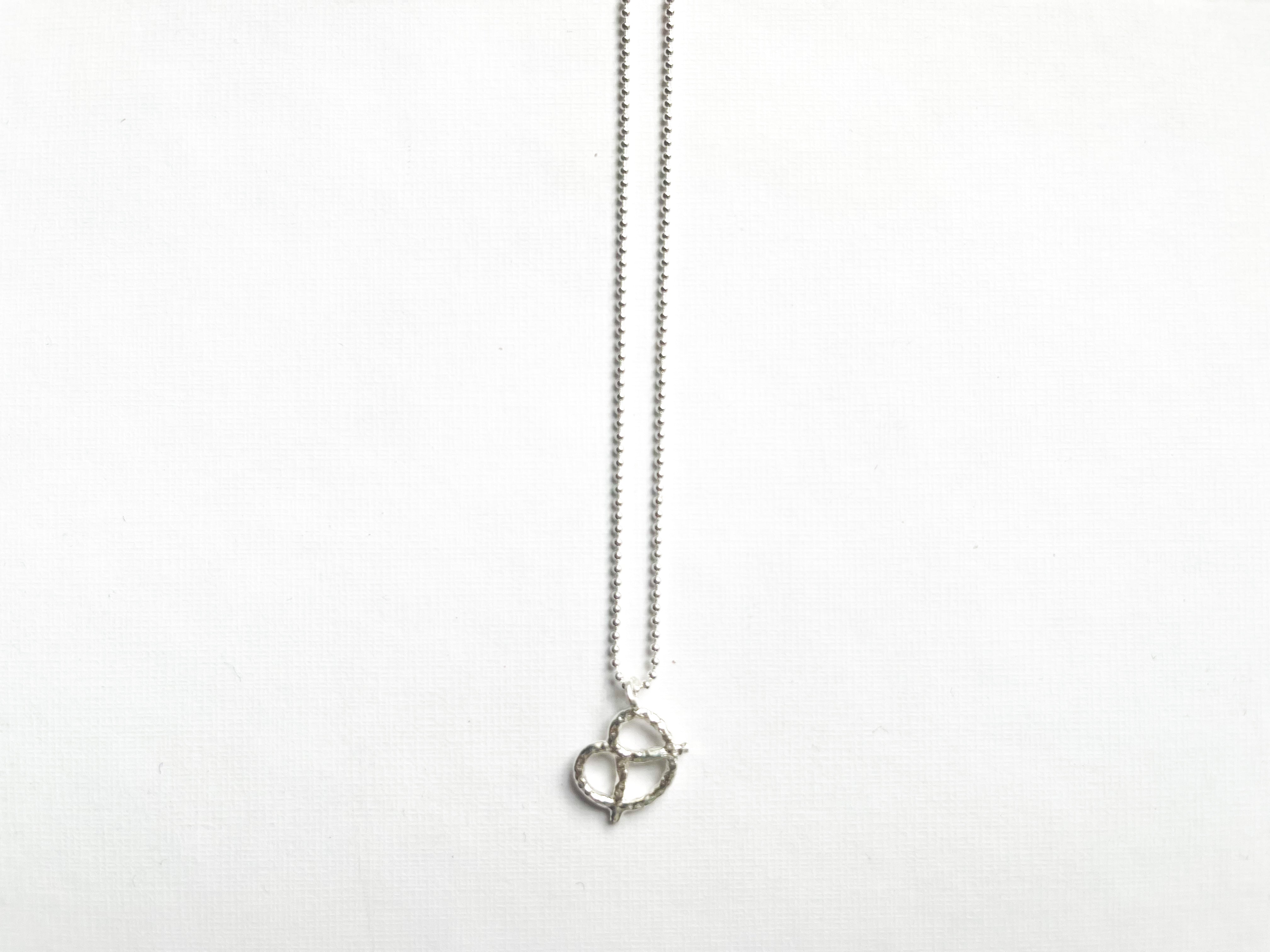 Kugelkette im Reagenzglas mit Anhänger - 925 Sterlingsilber