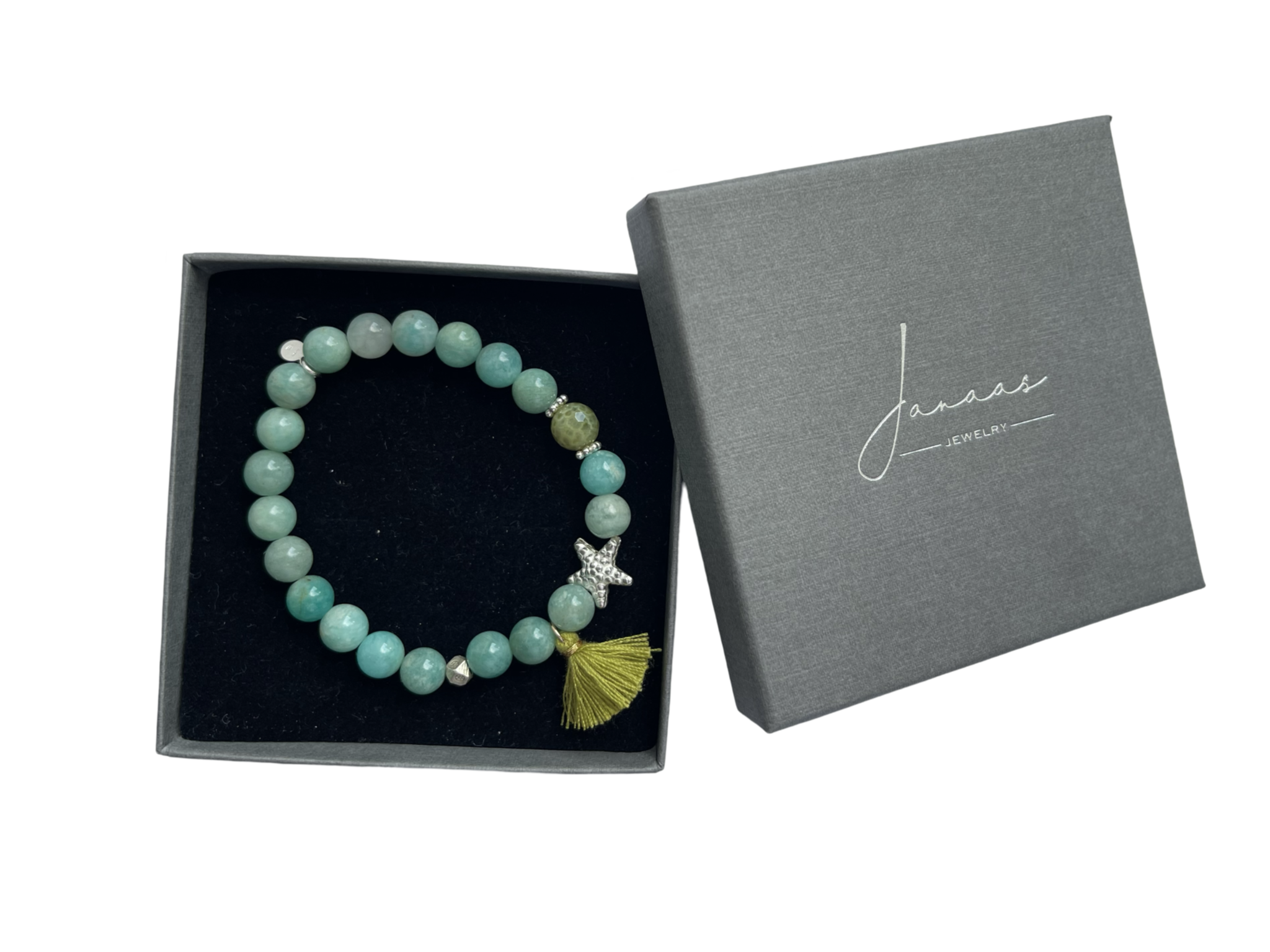 Armband „Ocean Amazonit“ Silber