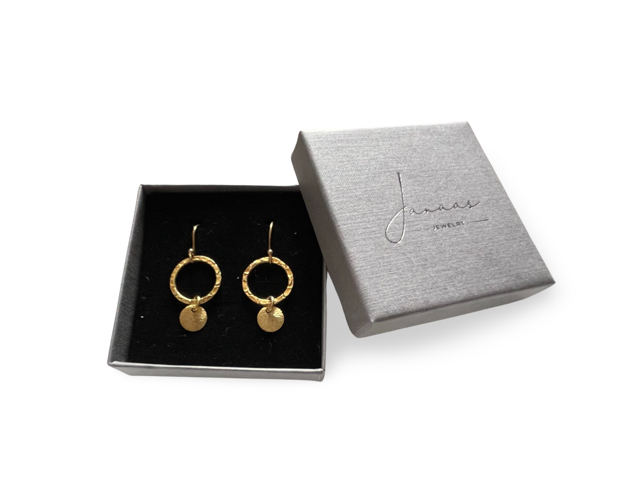 Ohrringe „Golden Double“ - 925 Sterlingsilber