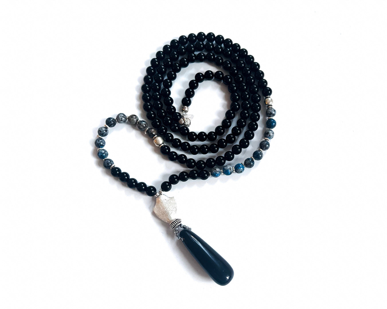 Kette lang "Cloudy" Onyx