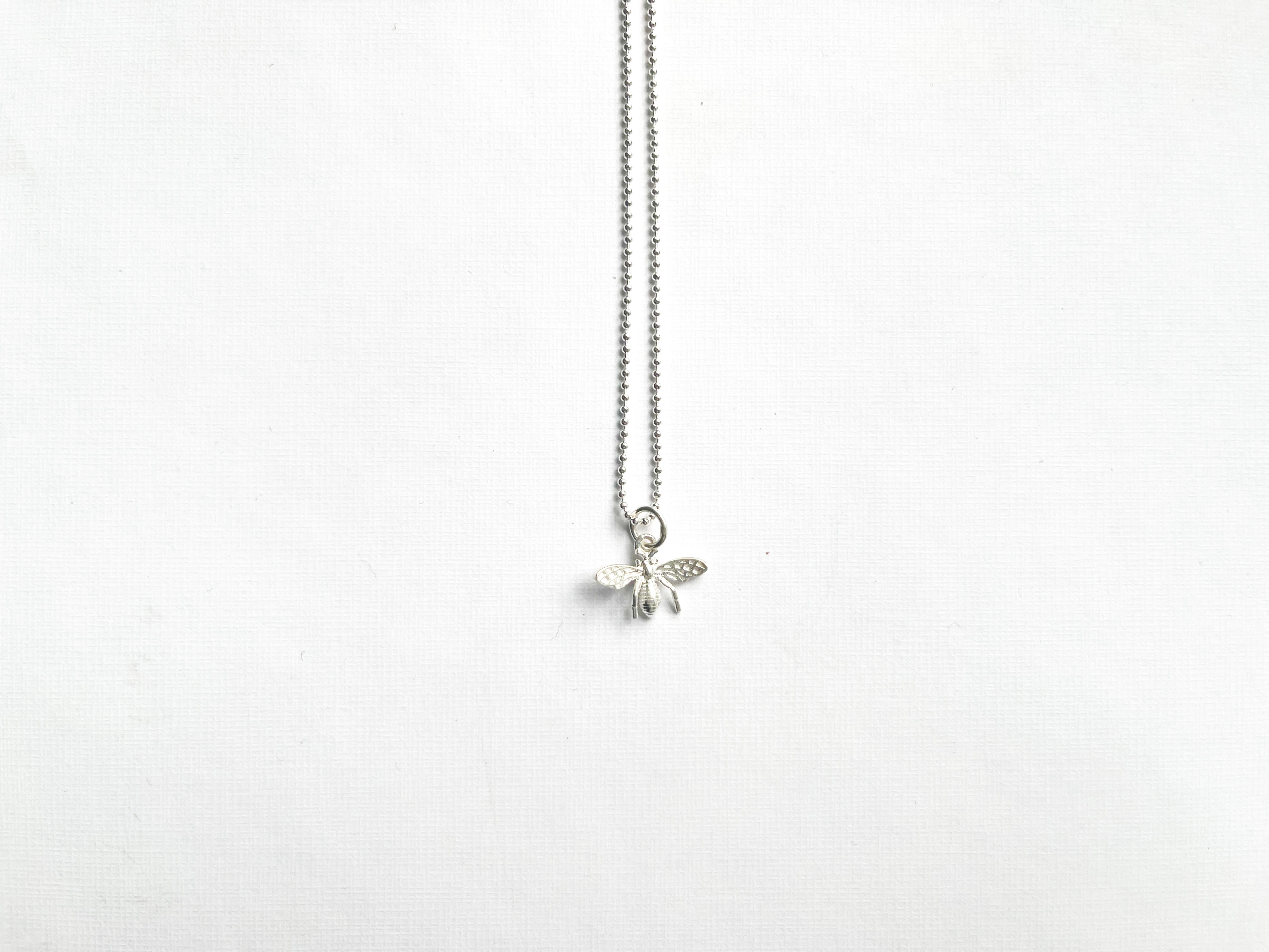 Kugelkette im Reagenzglas mit Anhänger - 925 Sterlingsilber