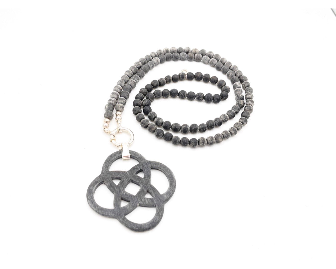 Kette lang PREMIUM "Grey Horn"