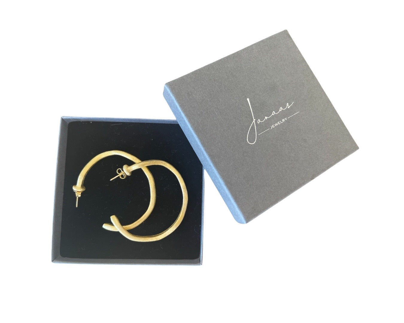 Ohrringe „Creole Waves“ - 925 Sterlingsilber