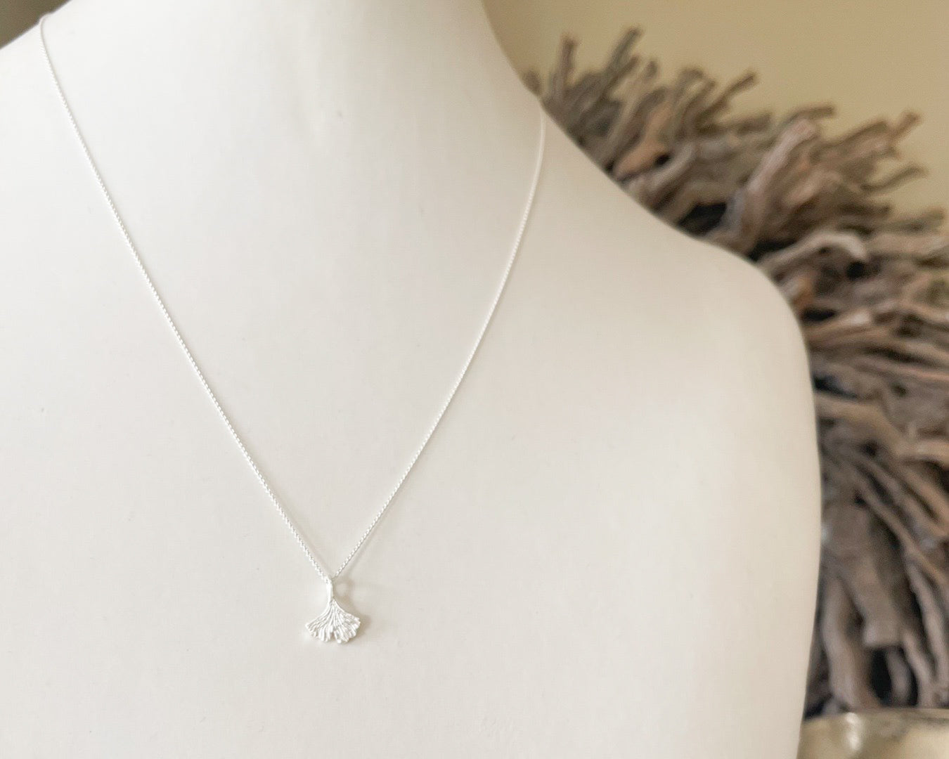 Kette "Gingko" - 925 Sterlingsilber
