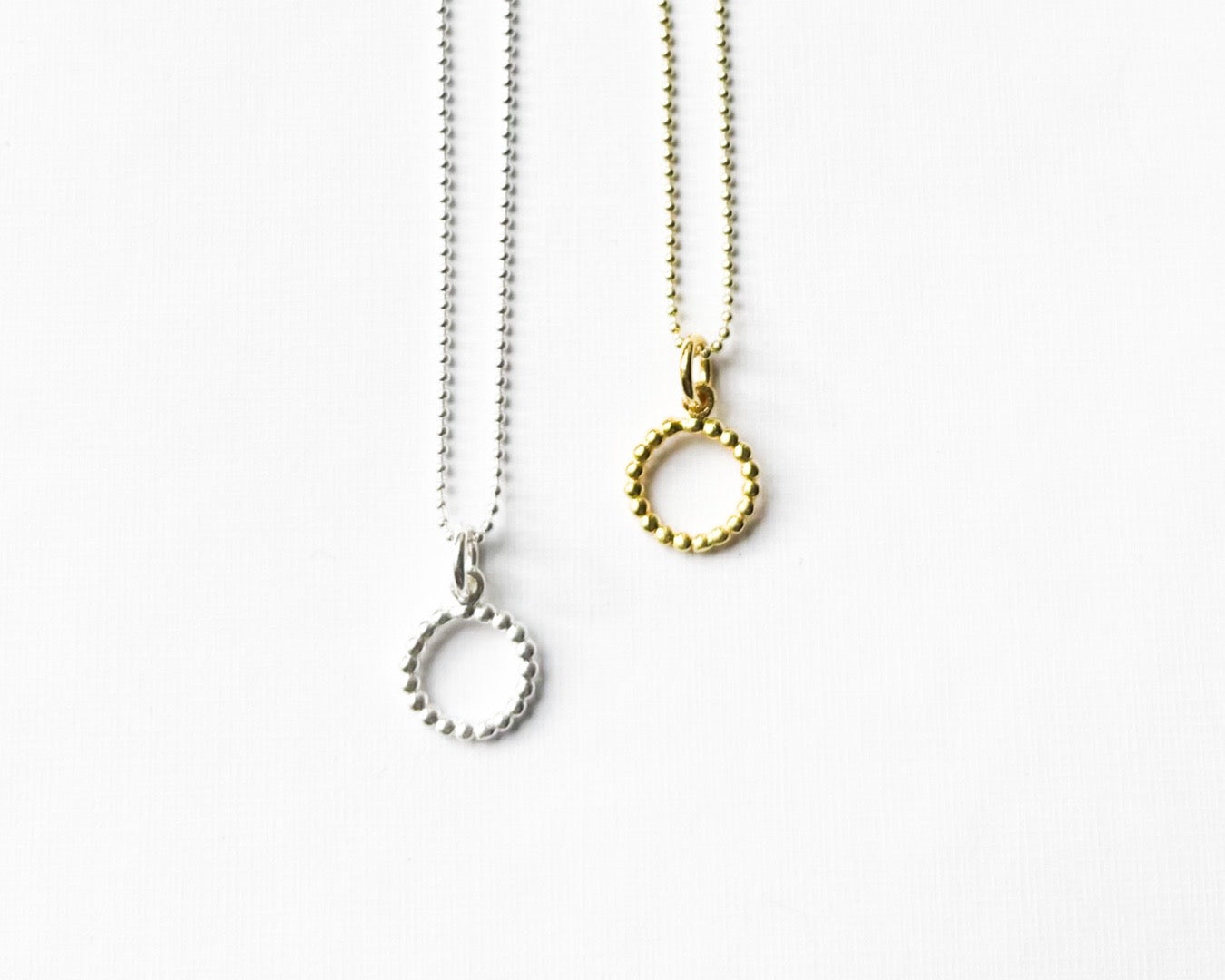 Kugelkette im Reagenzglas mit Anhänger - 925 Sterlingsilber