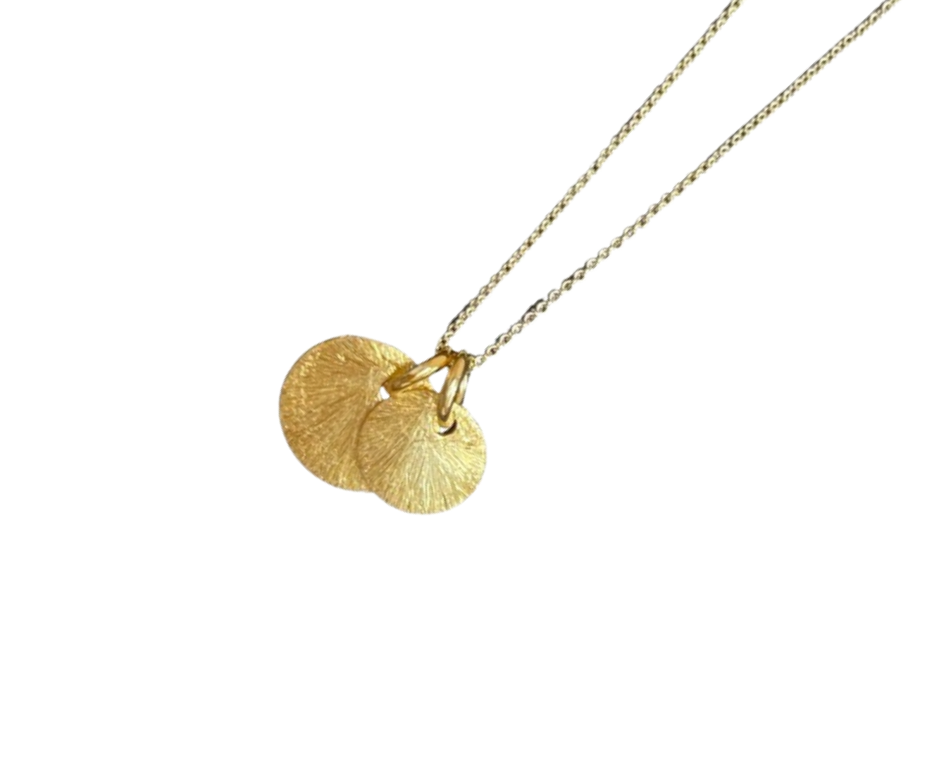 Kette "Plättchen Duo" - 925 Sterlingsilber
