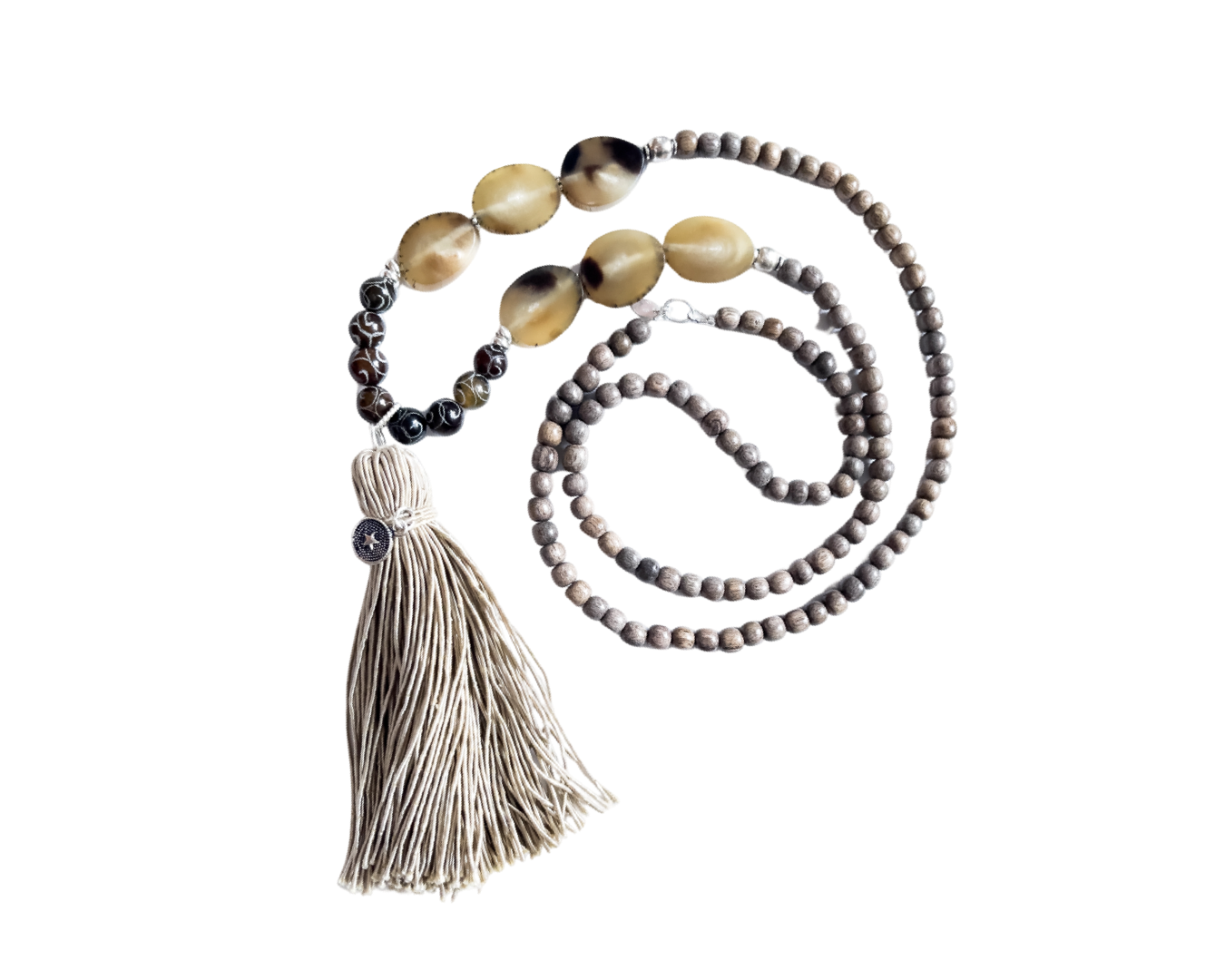 Kette lang "Afrika" Greywoodholz & White Horn
