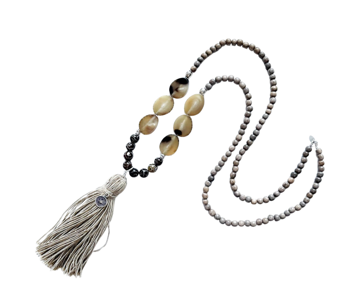 Kette lang "Afrika" Greywoodholz & White Horn