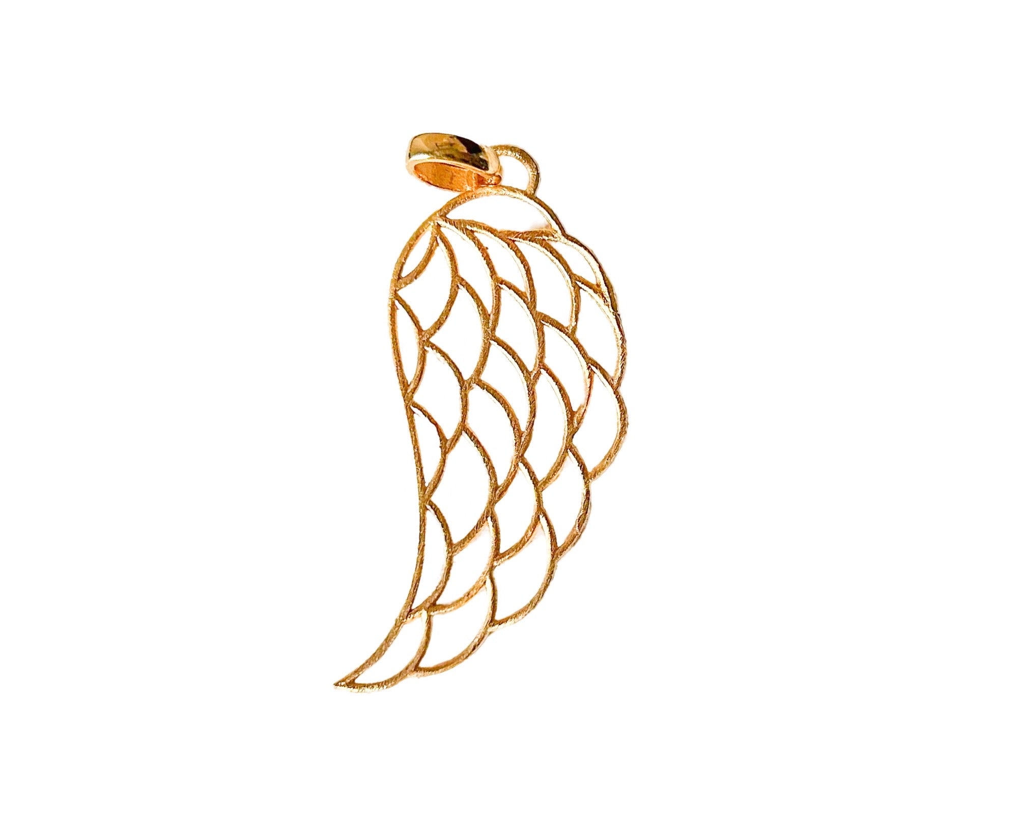 Anhänger „Engelsflügel Gold“ - 925 Sterlingsilber vergoldet