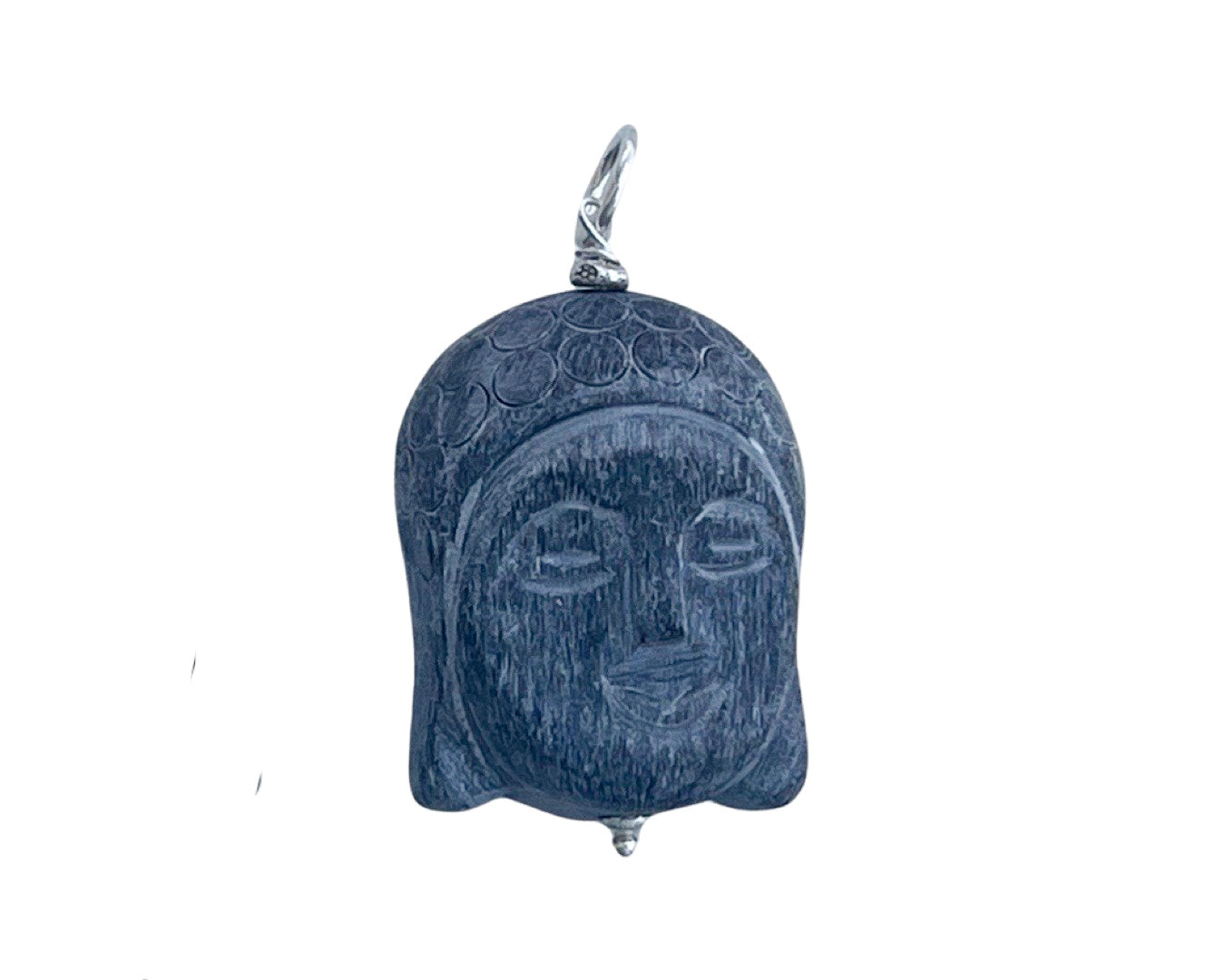 Anhänger „Buddha“ - Black Horn gebürstet