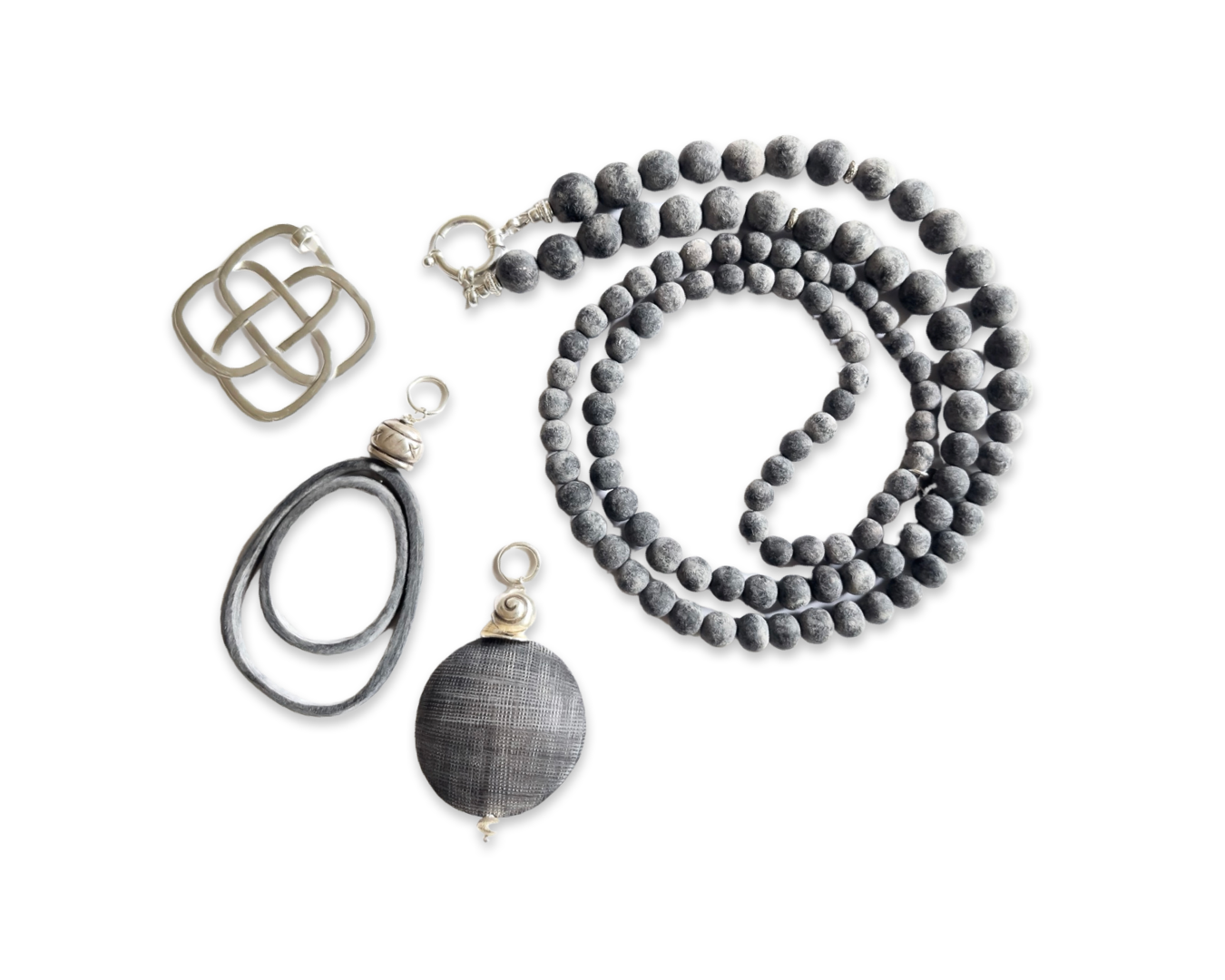 Kette Horn PREMIUM "Grey Horn" mit Wechselring