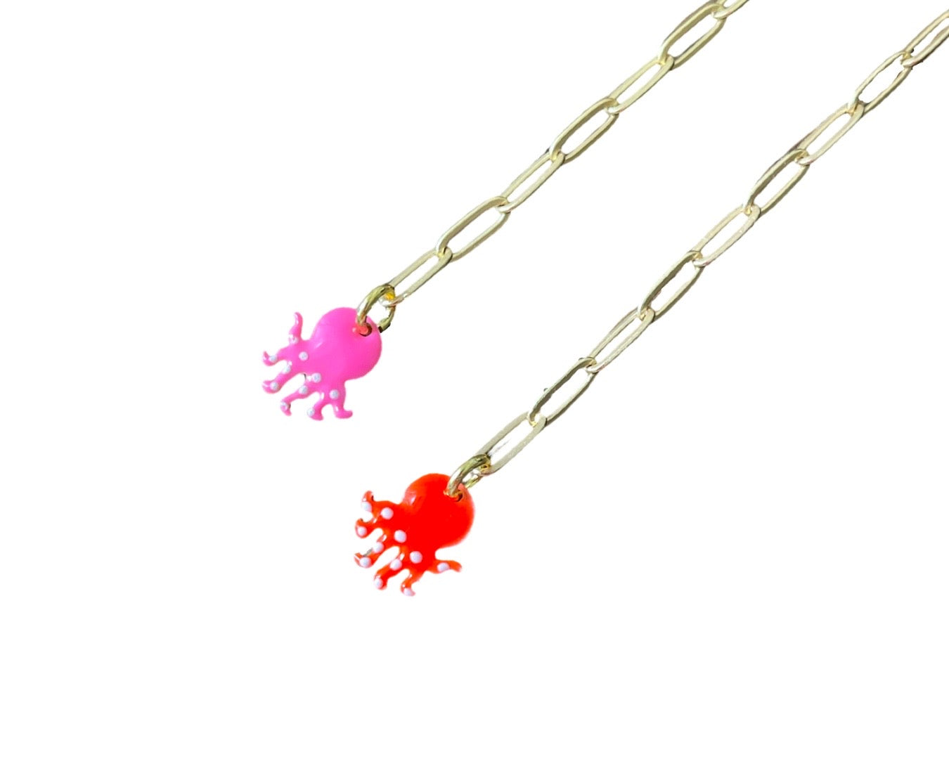 Armband „Glieder S Neon “ gold