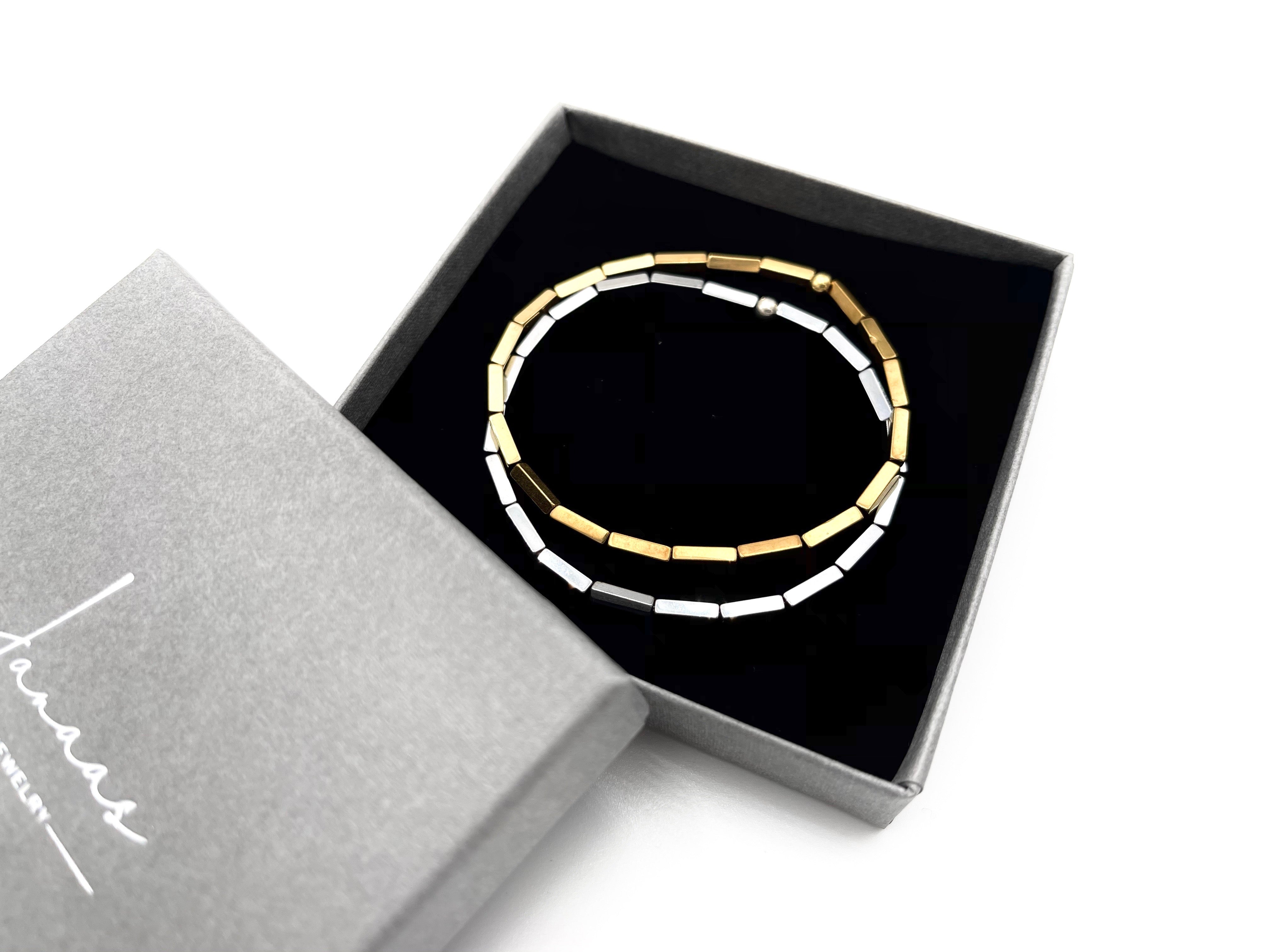 Armband "Shiny" Hämatit