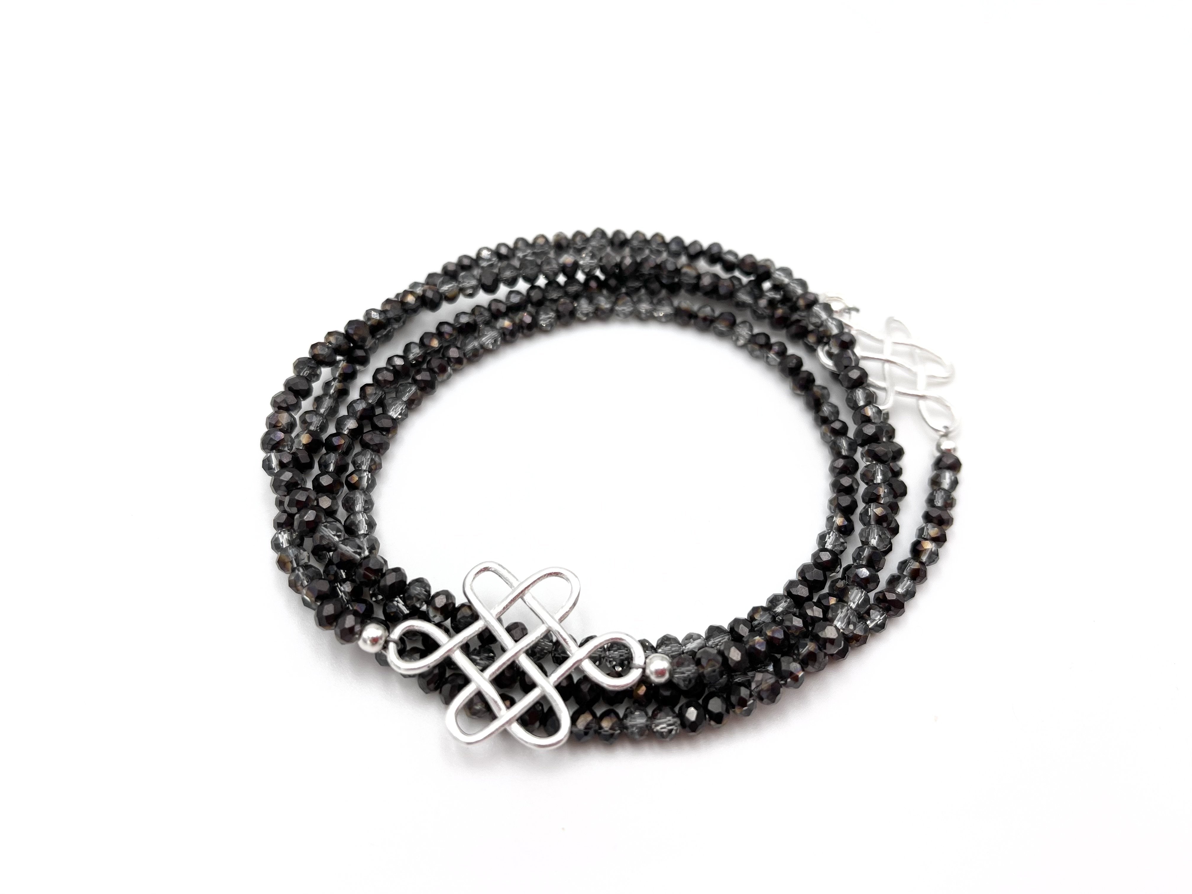 Kette lang "Celtic" Anthrazit shiny