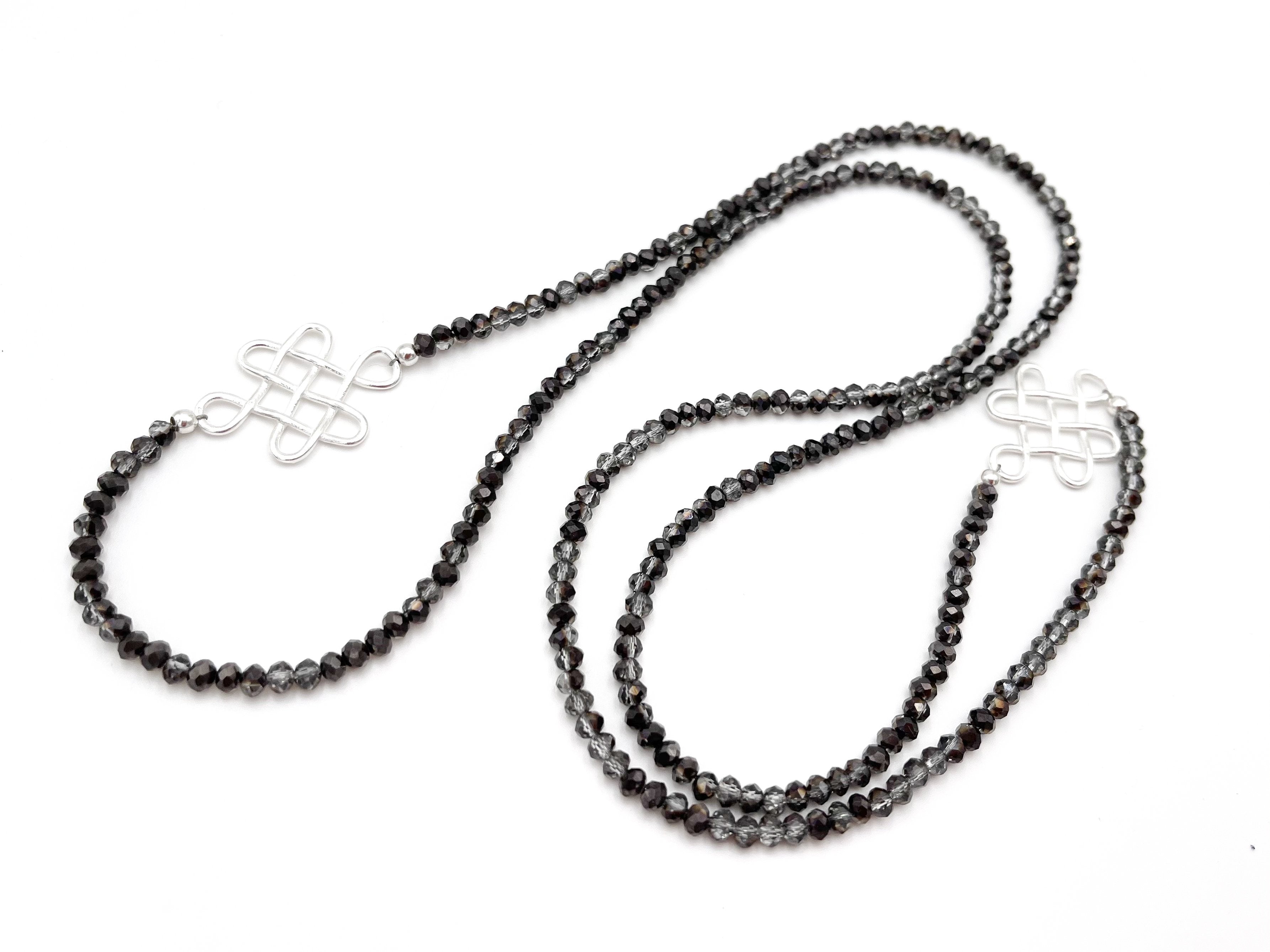 Kette lang "Celtic" Anthrazit shiny