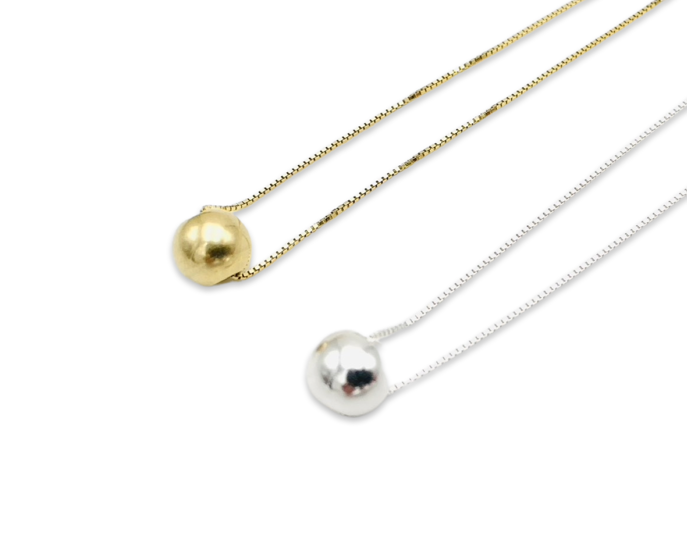 Kette "Kugel poliert" - 925 Sterlingsilber