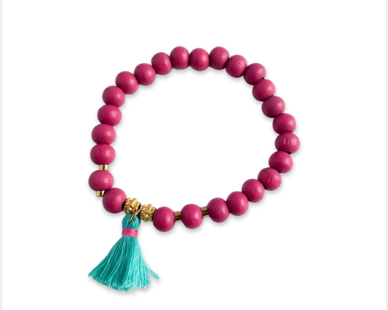 Armband „Pink“ Wood