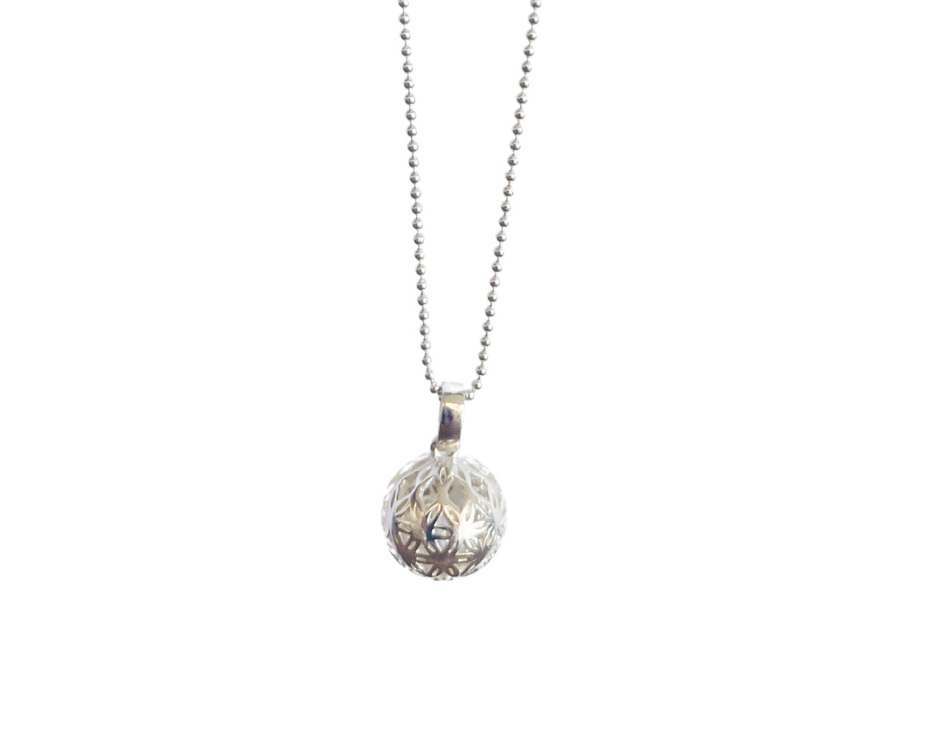 Anhänger „Blume des Lebens - Kugel “ 925 Sterlingsilber