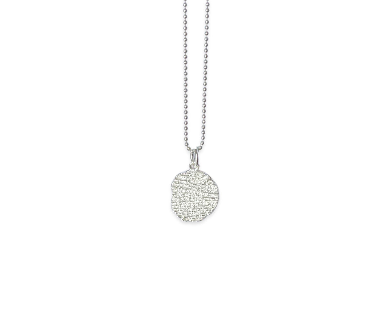 Anhänger „Structure“ Oval - 925 Sterlingsilber