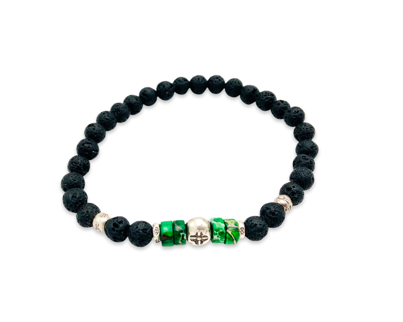 Herrenarmband "Lava S Mix&Jaspis"