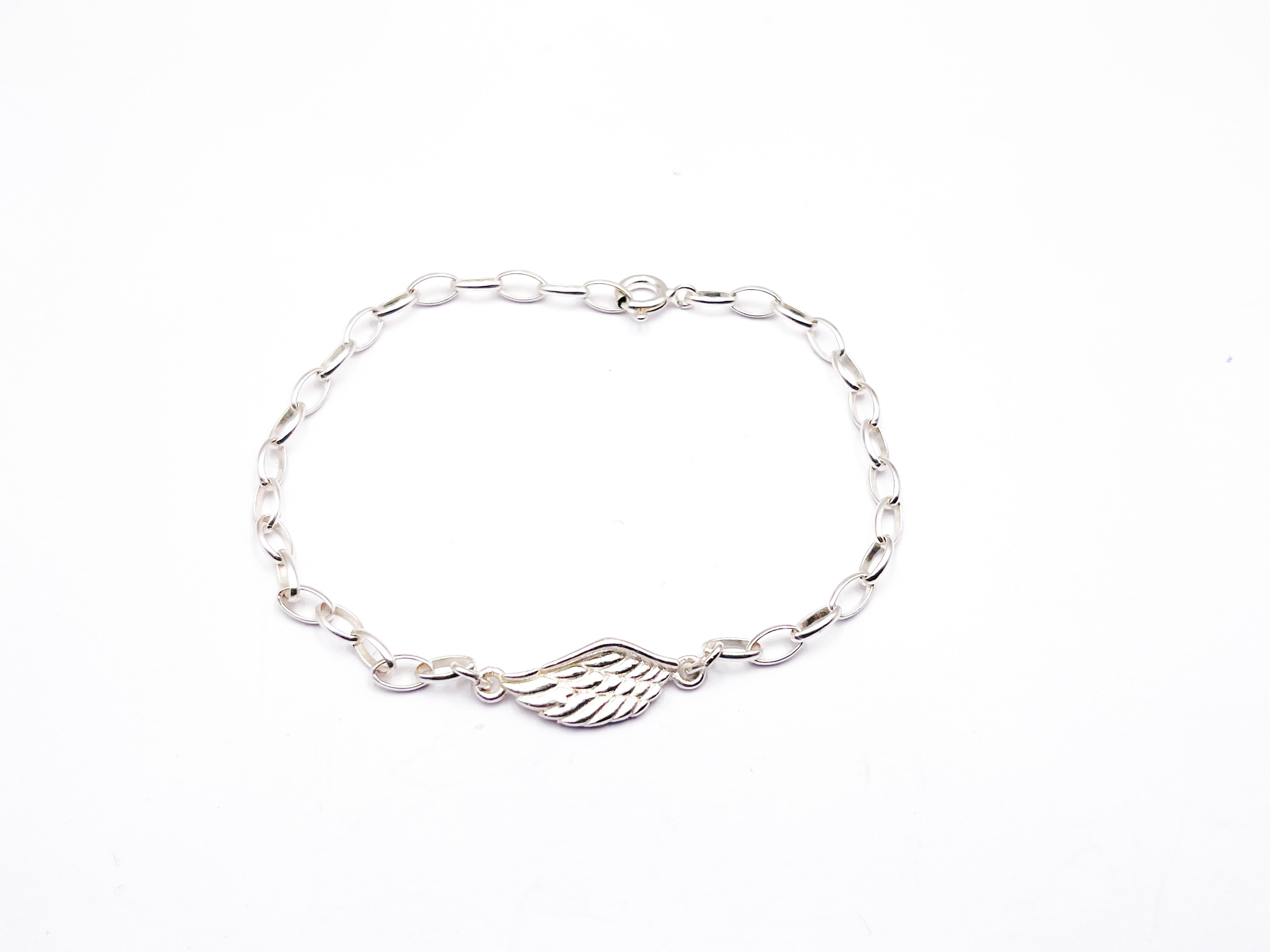 Gliederarmband M „Flügel“ - 925 Sterlingsilber