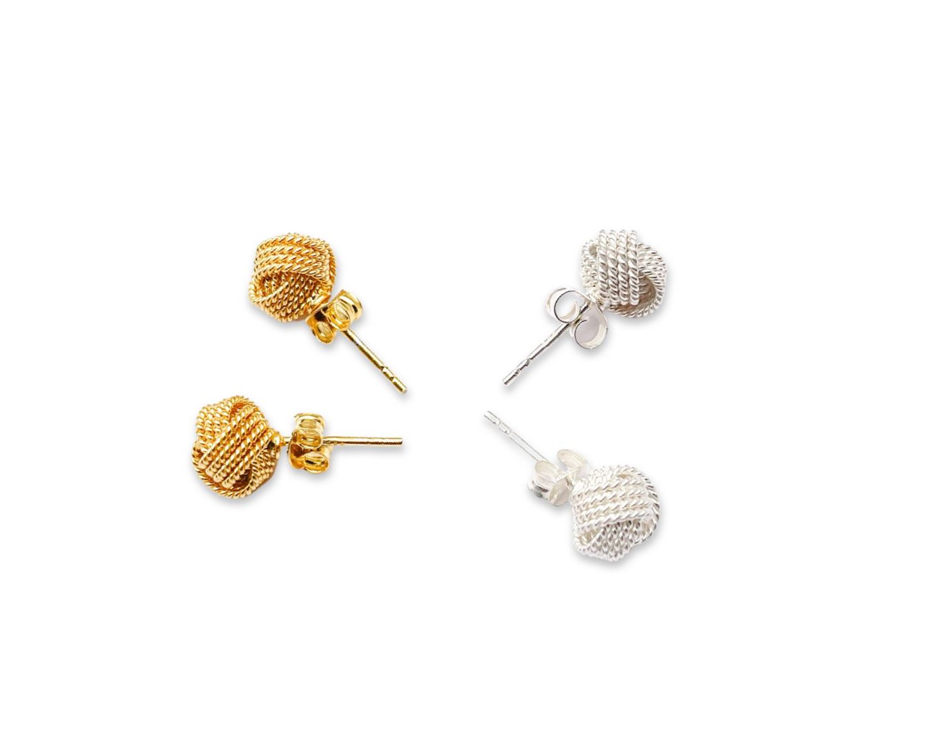 Ohrringe „Knot“ - 925 Sterlingsilber