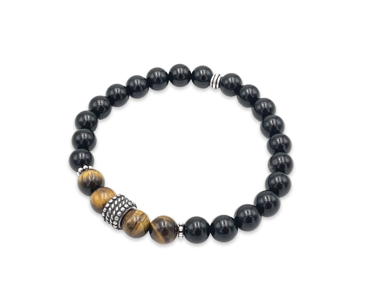 Herrenarmband "Onyx L Tigerauge II"