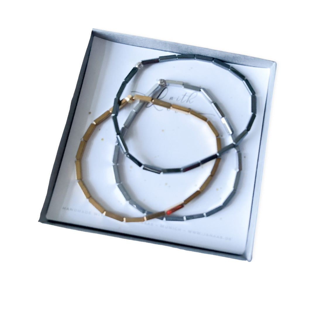 Armband "Shiny" Hämatit