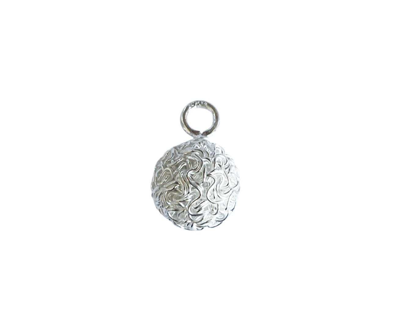 Anhänger „Kugel Geflecht “ - 925 Sterlingsilber