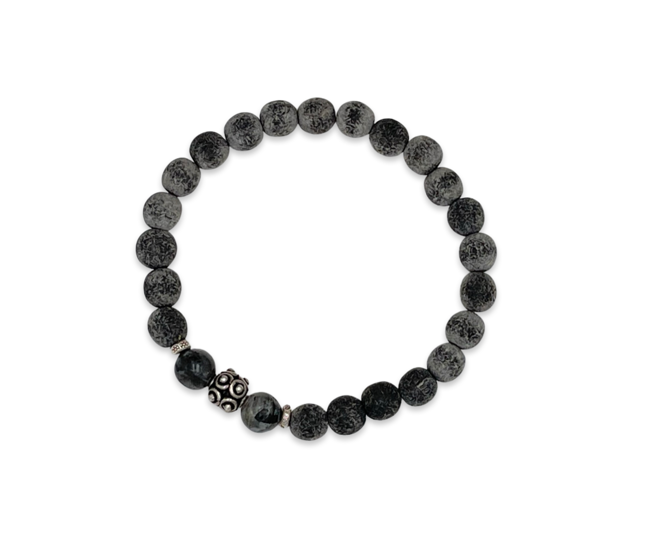 Herrenarmband „Horn“ anthrazit