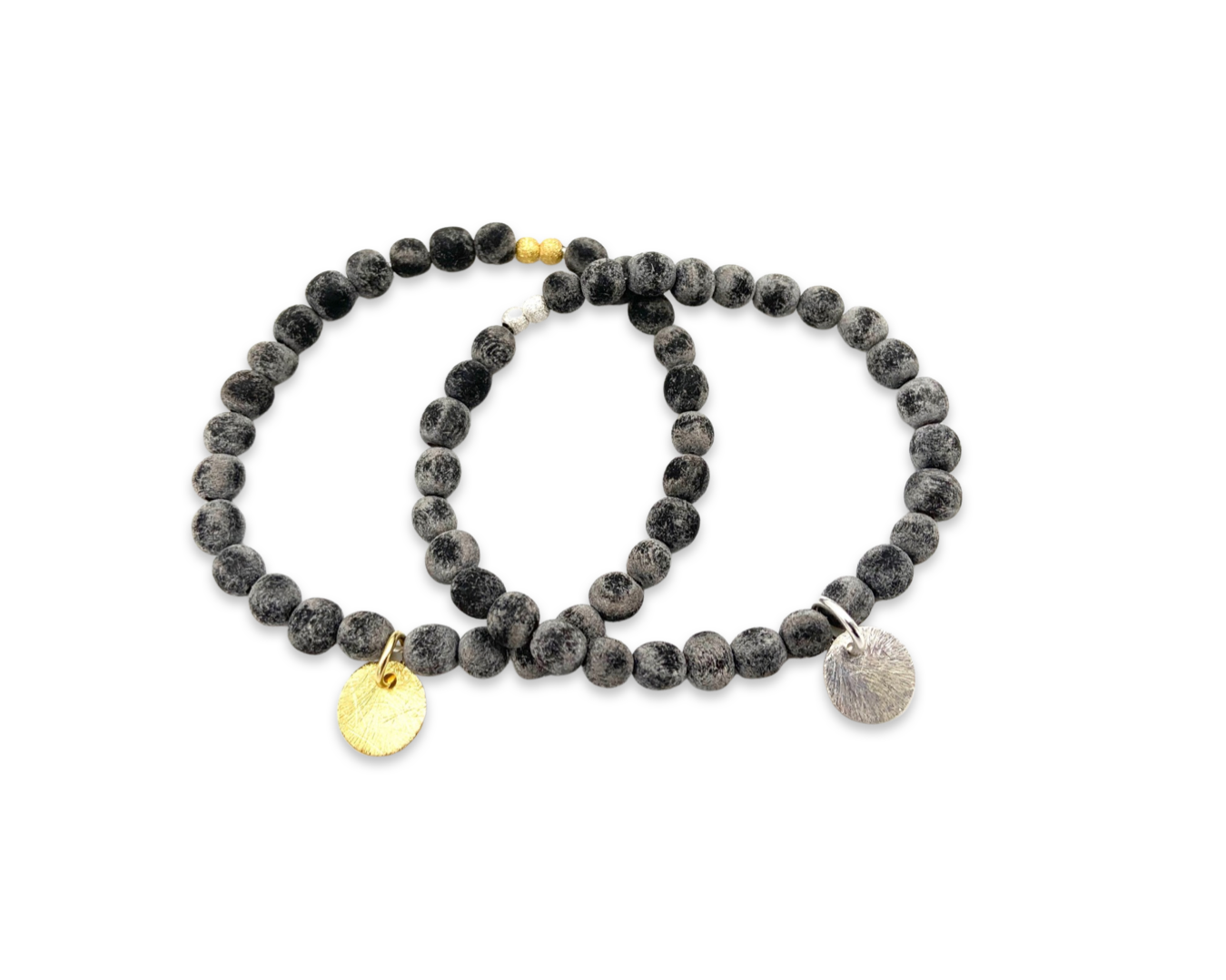 Armband Horn matt S, silber oder gold