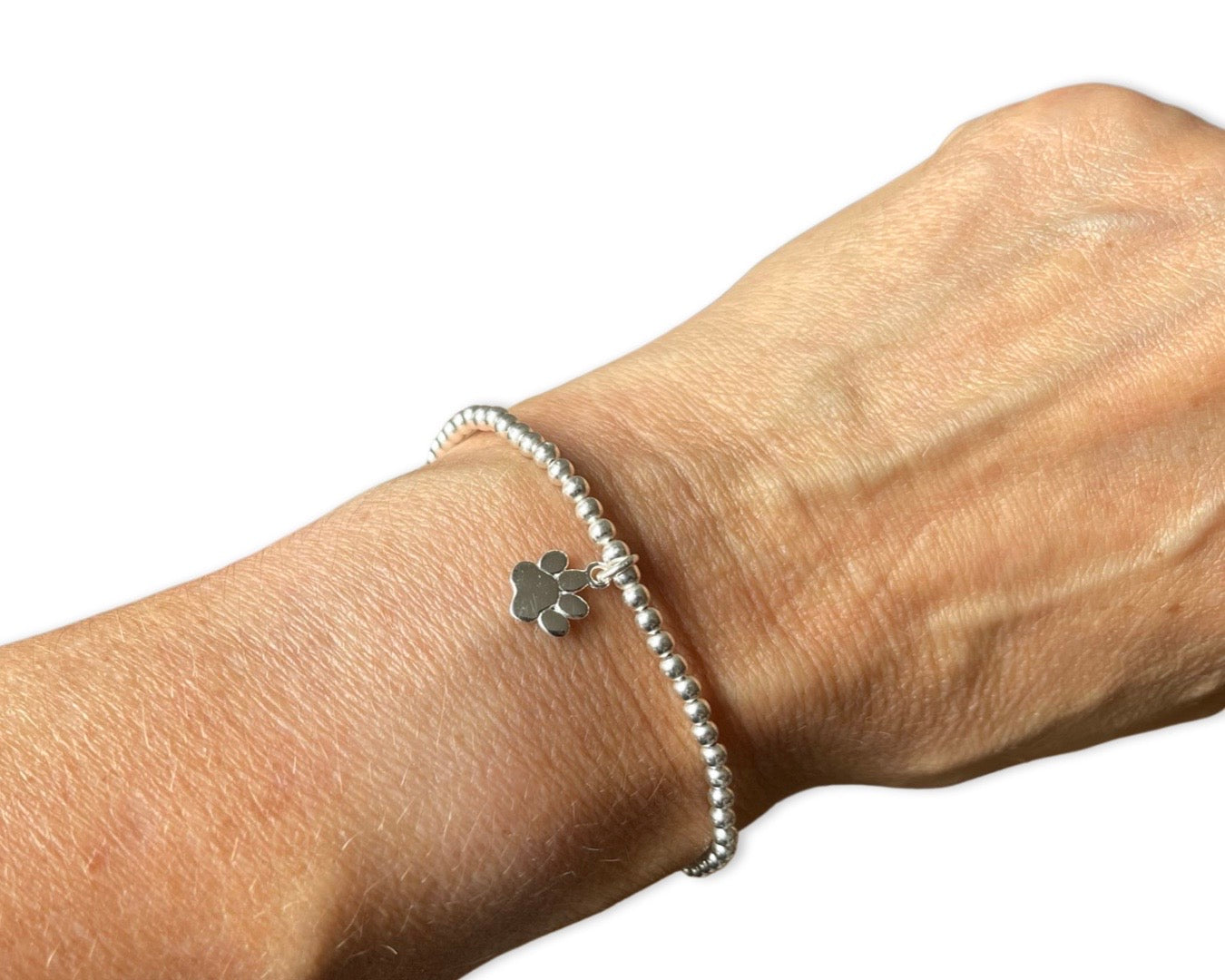 Perlenarmband "Dog Love" - 925 Sterlingsilber