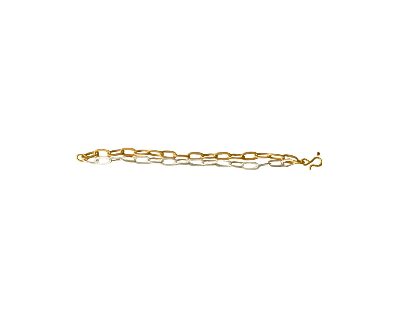 Gliederarmband M „Duo“ - Stahl