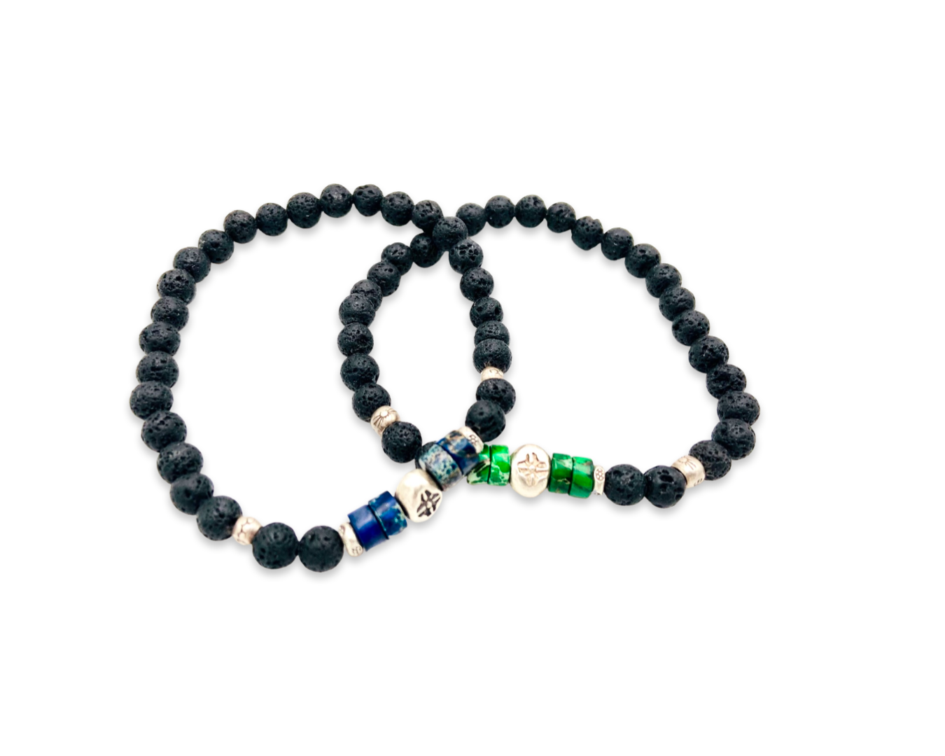 Herrenarmband "Lava S Mix&Jaspis"